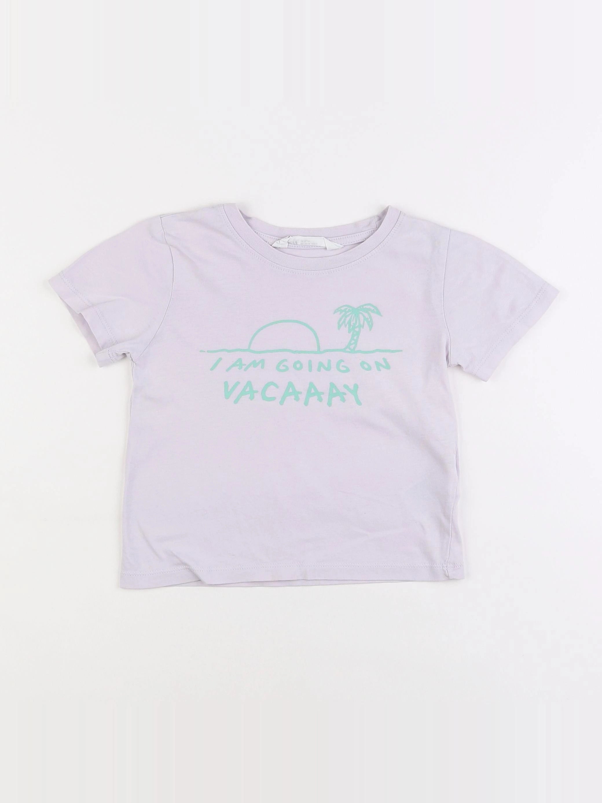 H&M - tee-shirt violet - 18 mois à 2 ans