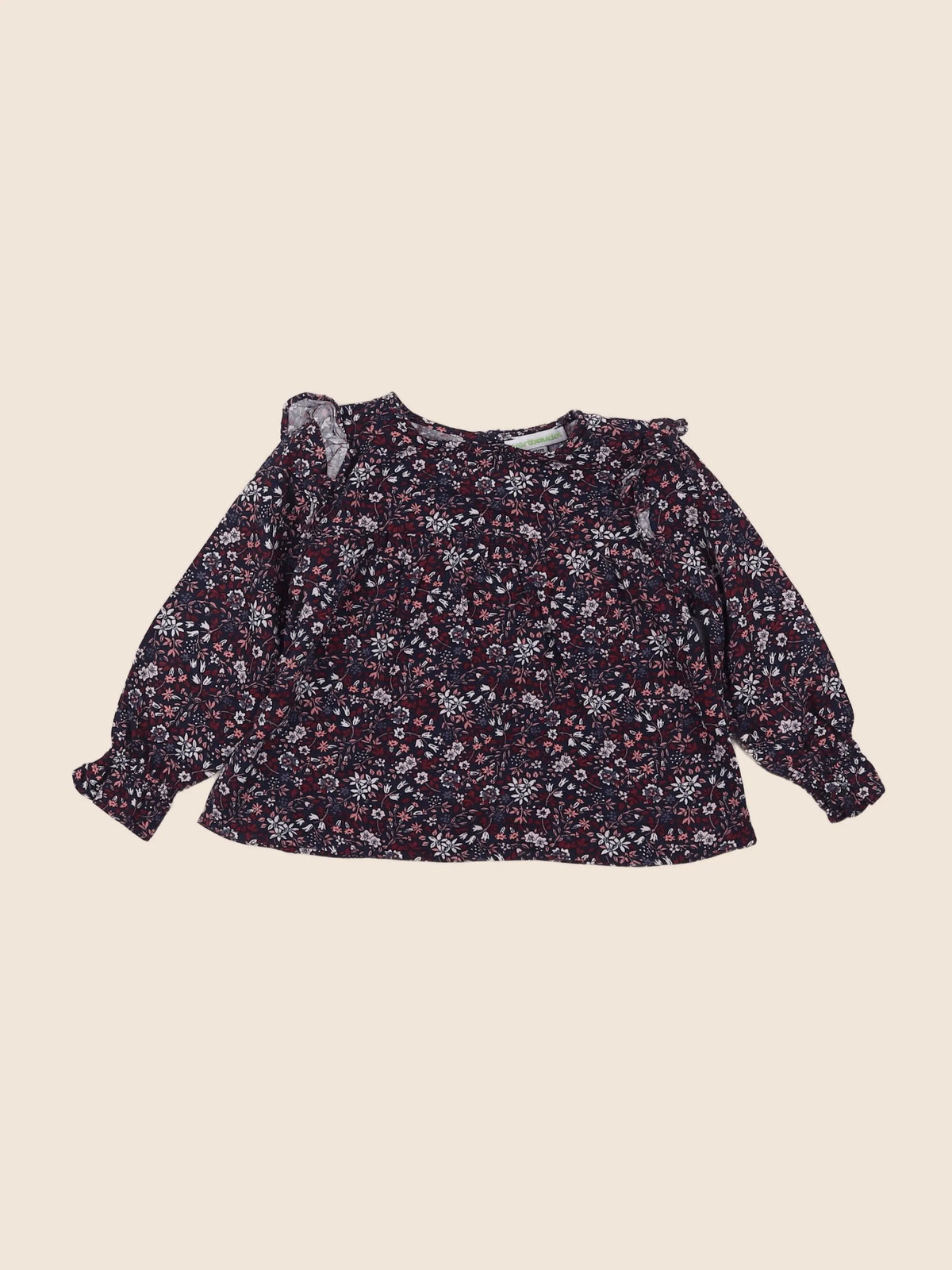 Vertbaudet - blouse bleu - 2 ans