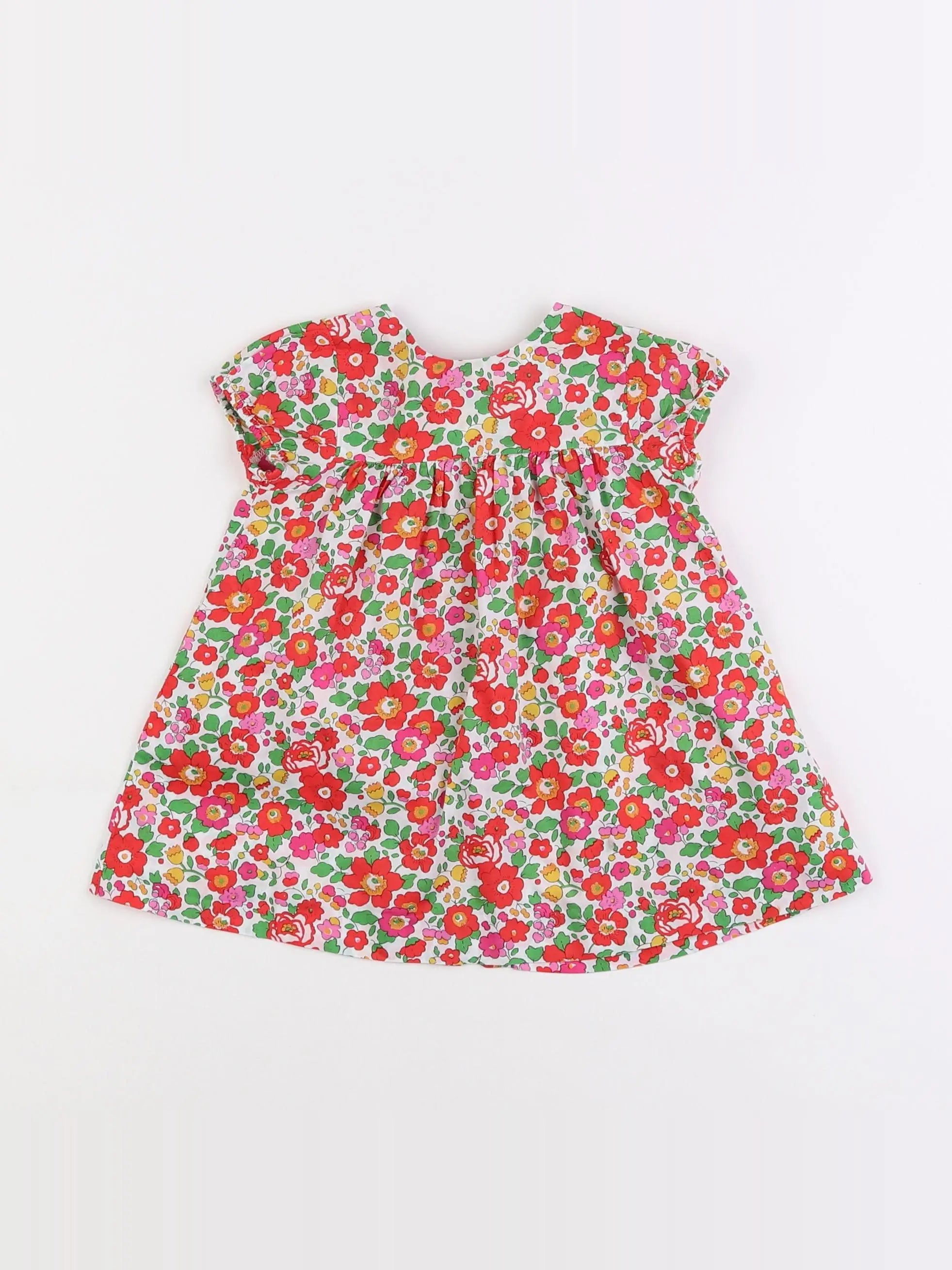 Jacadi - robe liberty multicolore - 6 mois