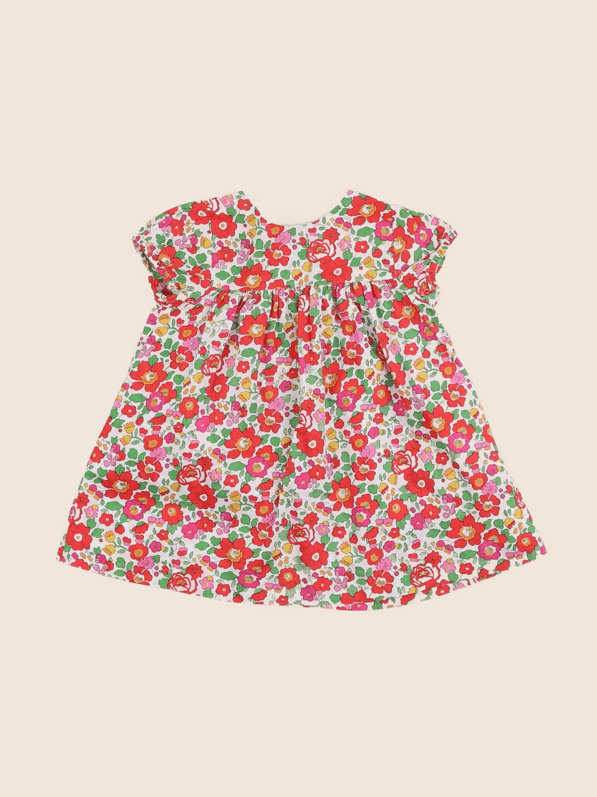 Jacadi - robe liberty multicolore - 6 mois