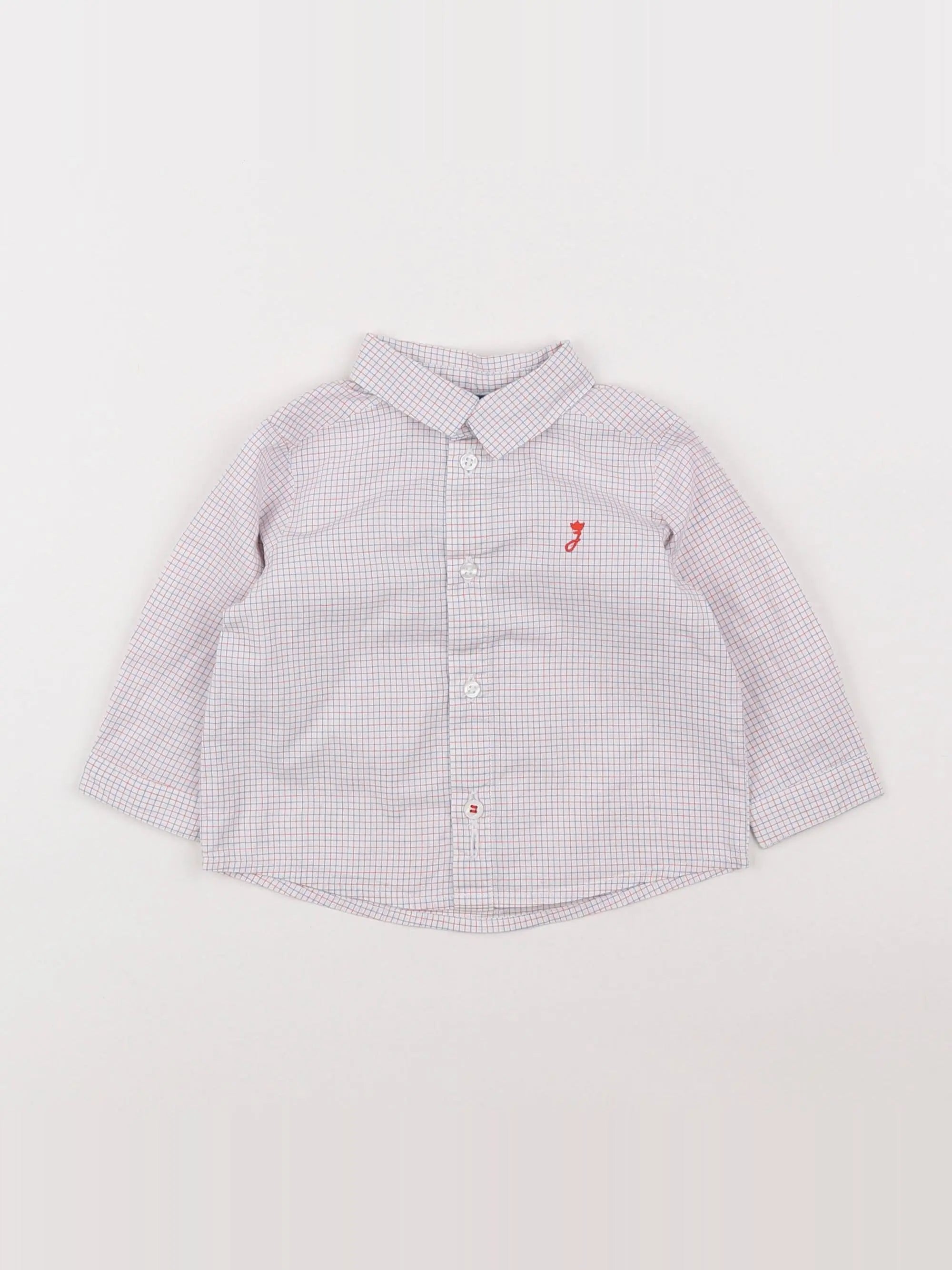 Jacadi - chemise blanc - 6 mois