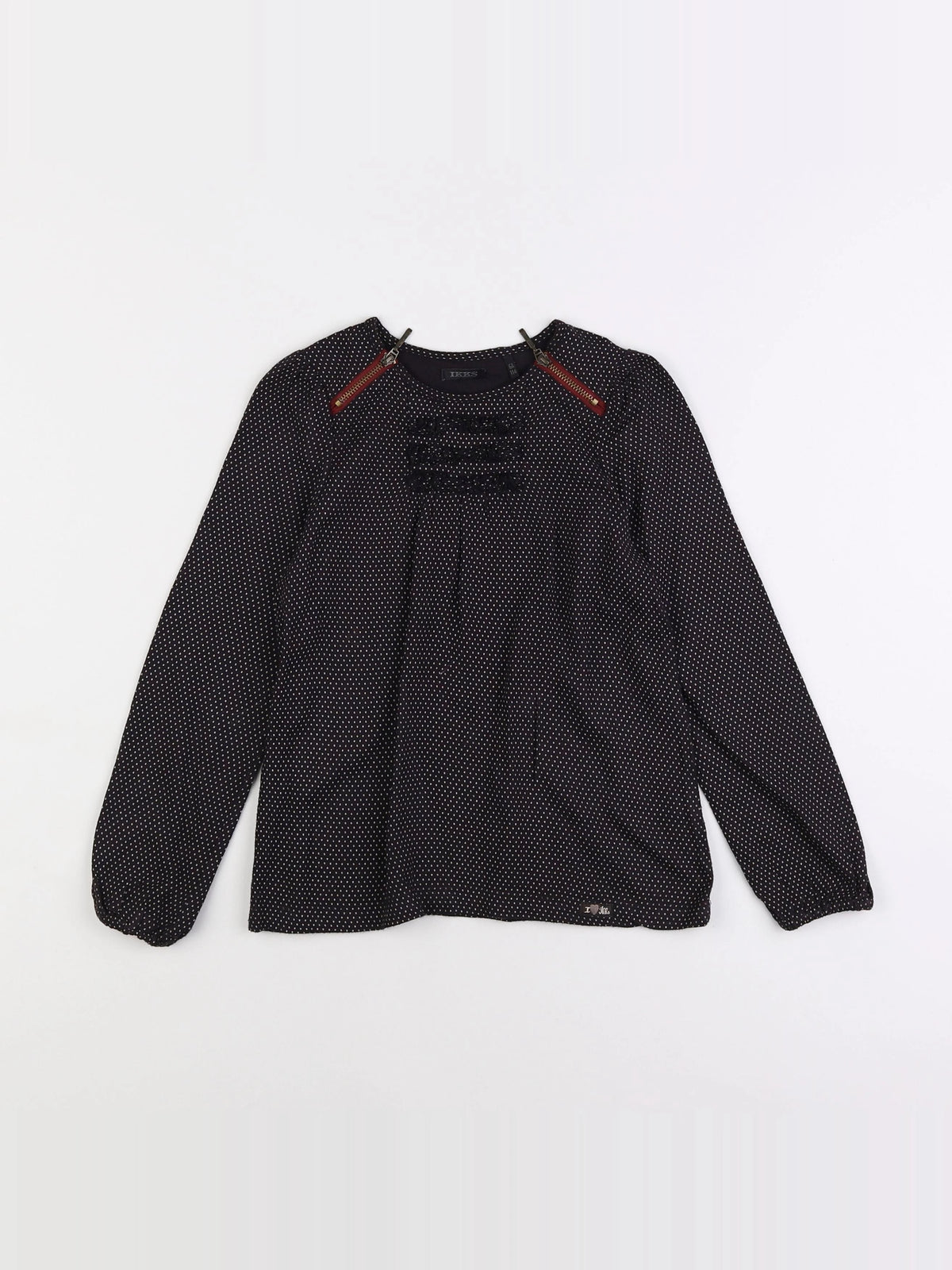 IKKS - blouse noir - 6 ans