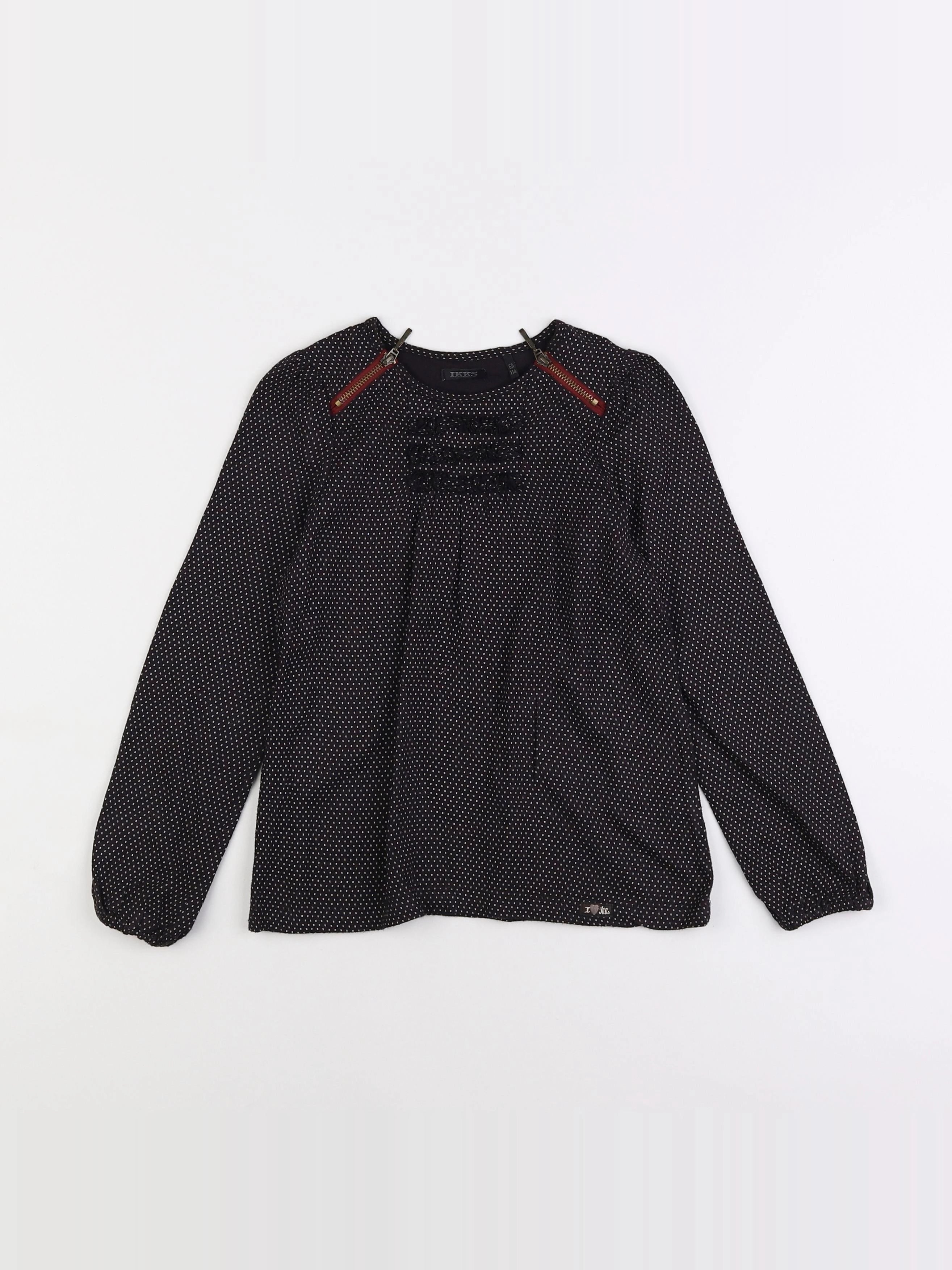 IKKS - blouse noir - 6 ans