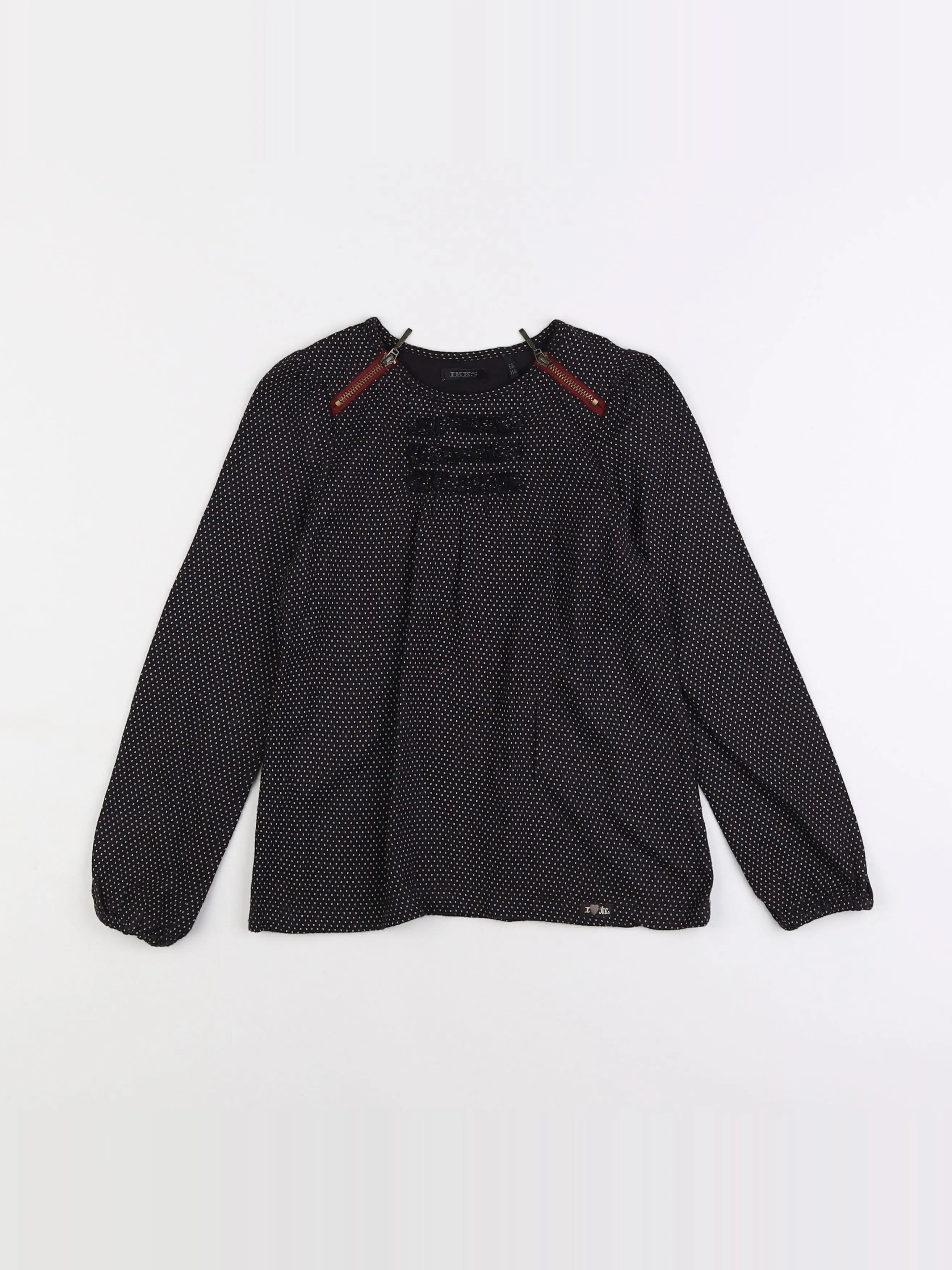 IKKS - blouse noir - 6 ans