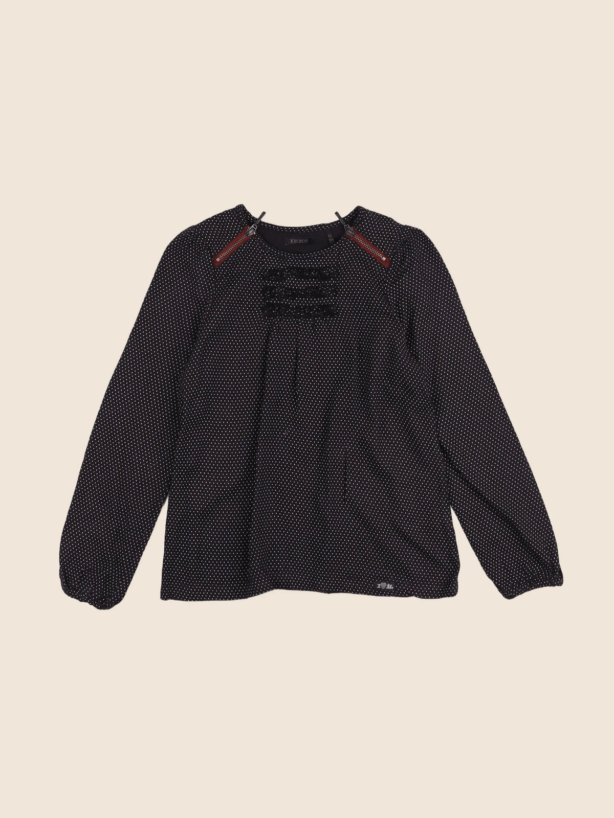 IKKS - blouse noir - 6 ans