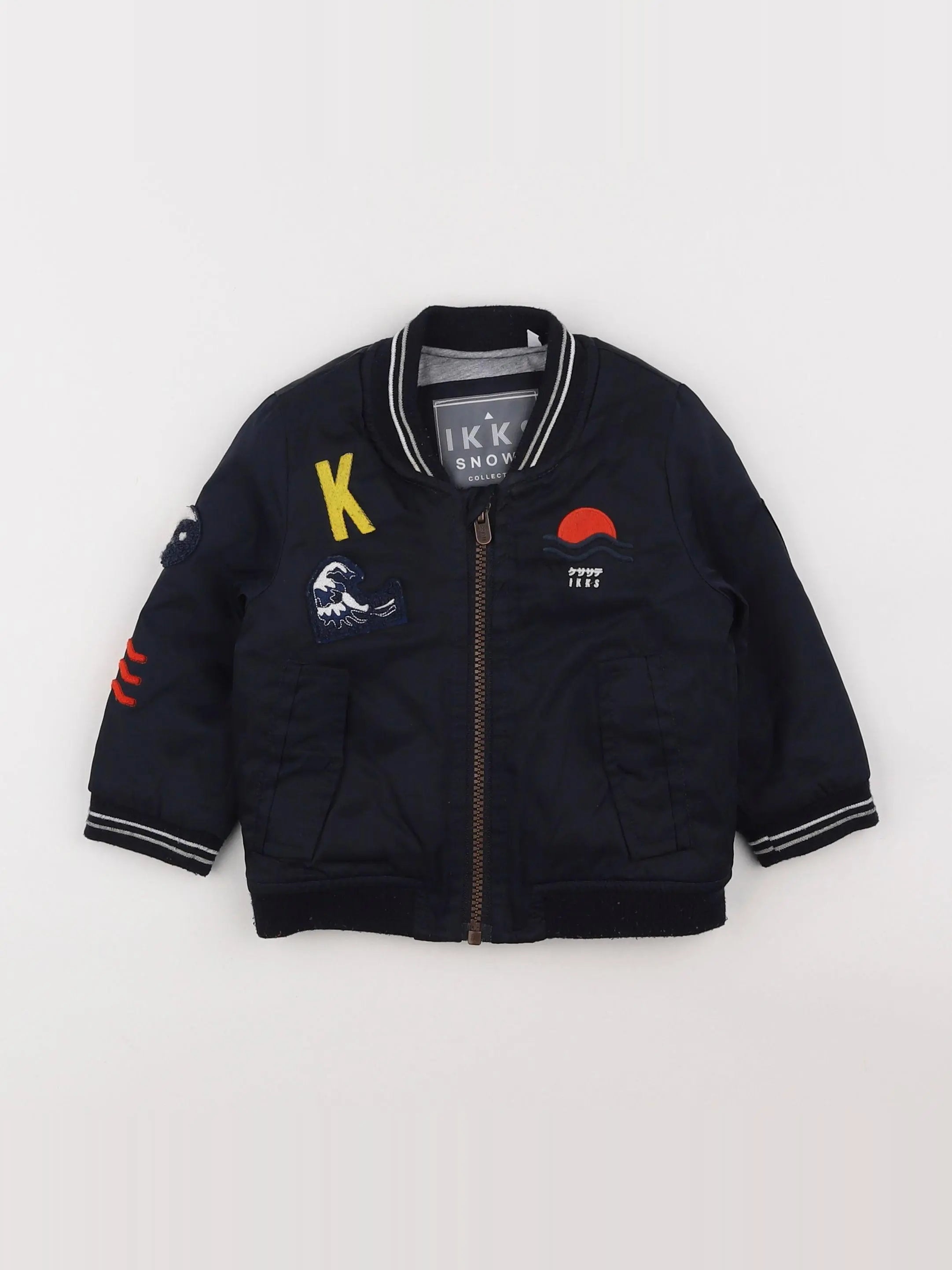 IKKS - veste bleu - 12 mois