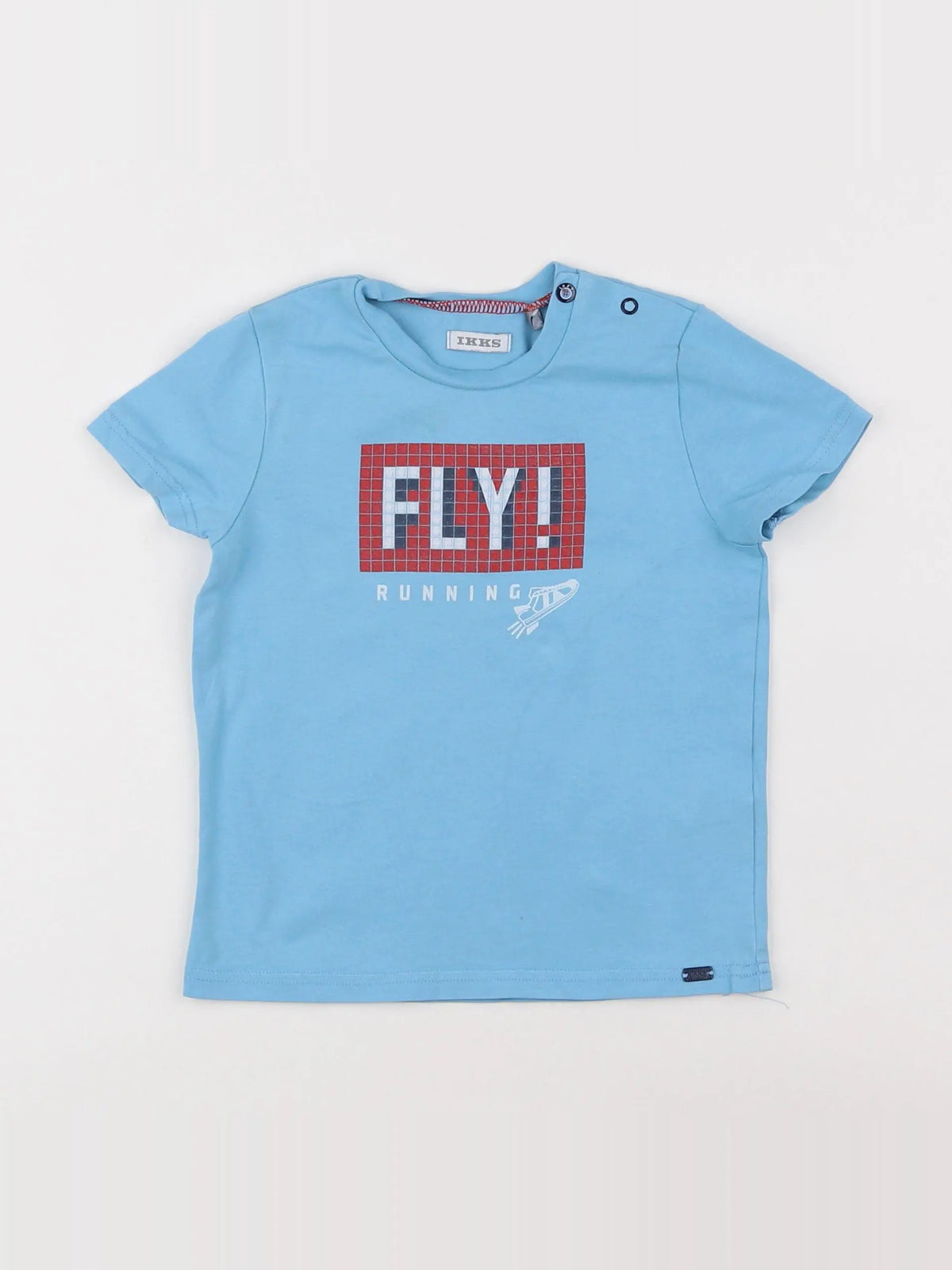 IKKS - tee-shirt bleu - 18 mois