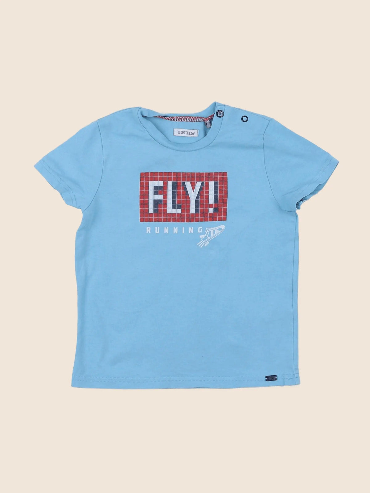 IKKS - tee-shirt bleu - 18 mois