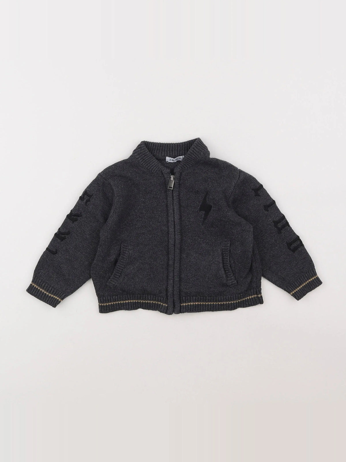 IKKS - gilet gris - 12 mois