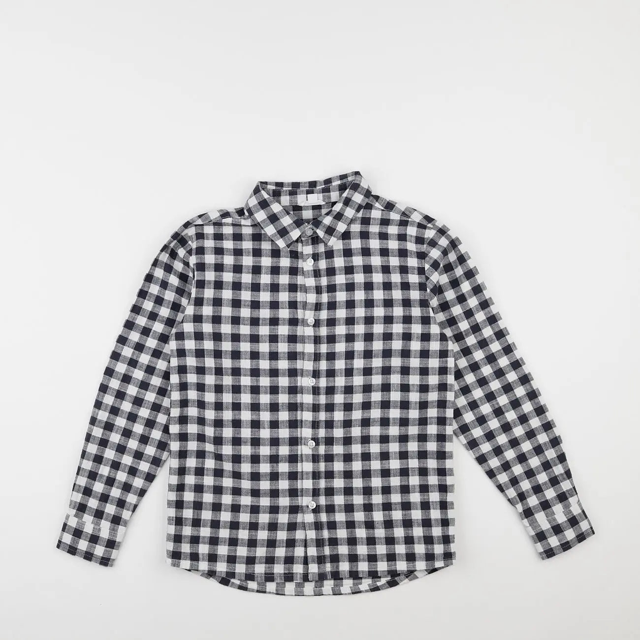 Vertbaudet - chemise gris - 10 ans