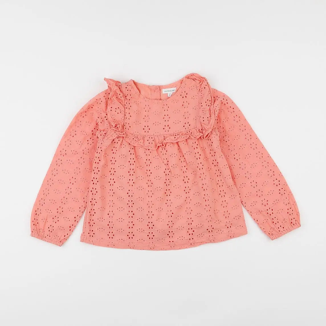 Vertbaudet - blouse orange - 6 ans