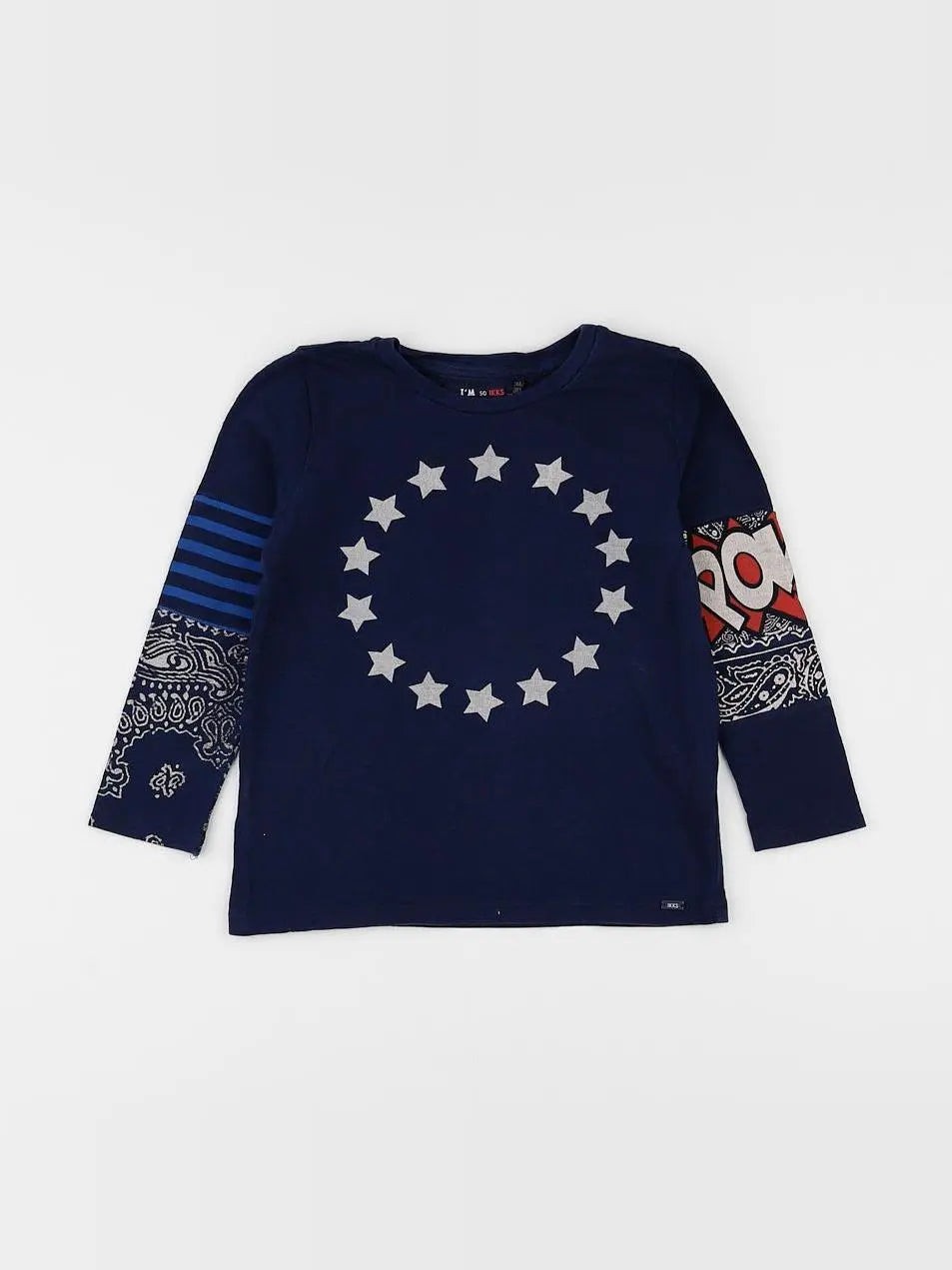 IKKS - tee-shirt bleu - 4 ans