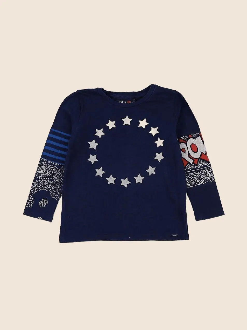 IKKS - tee-shirt bleu - 4 ans