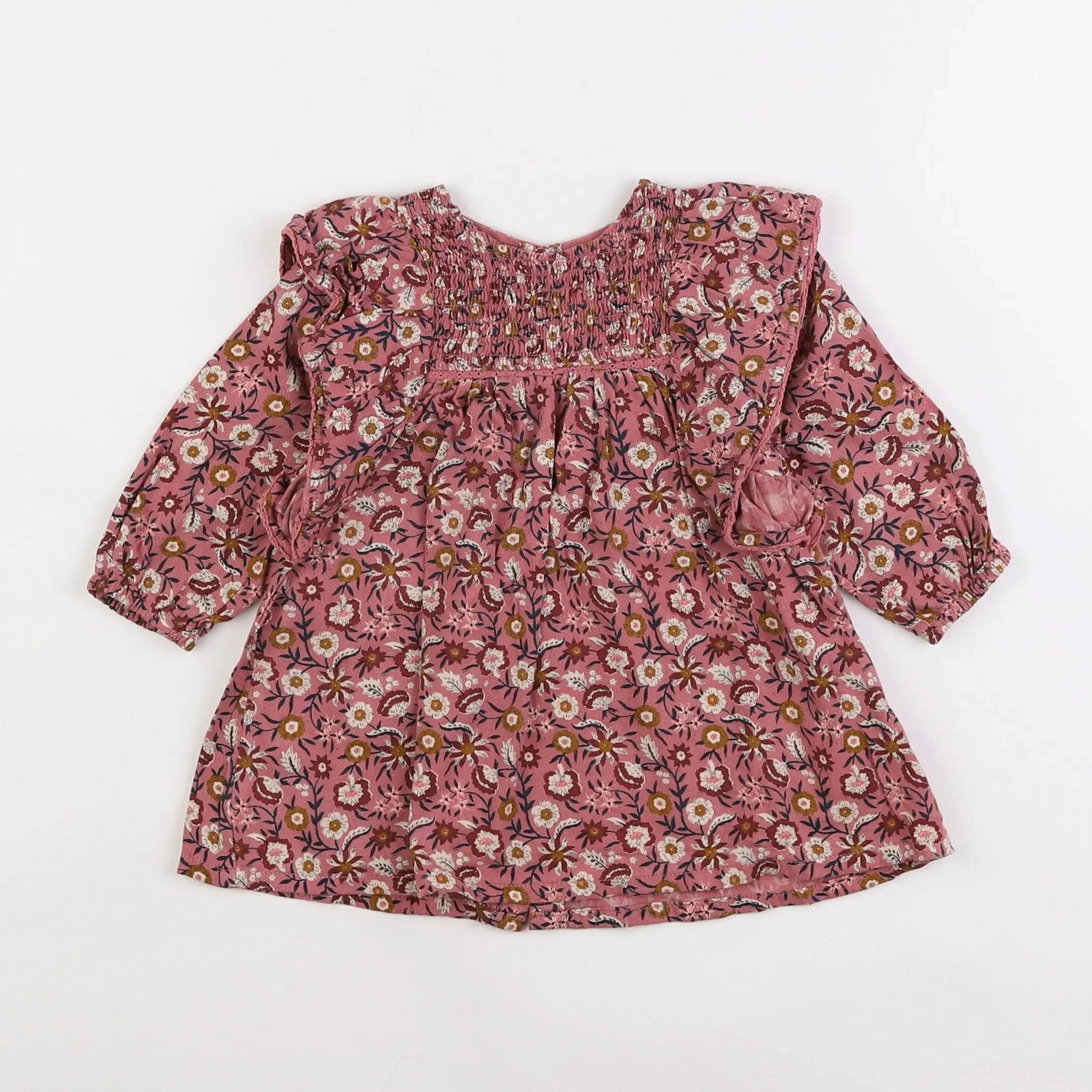 Vertbaudet - robe rose - 12 mois