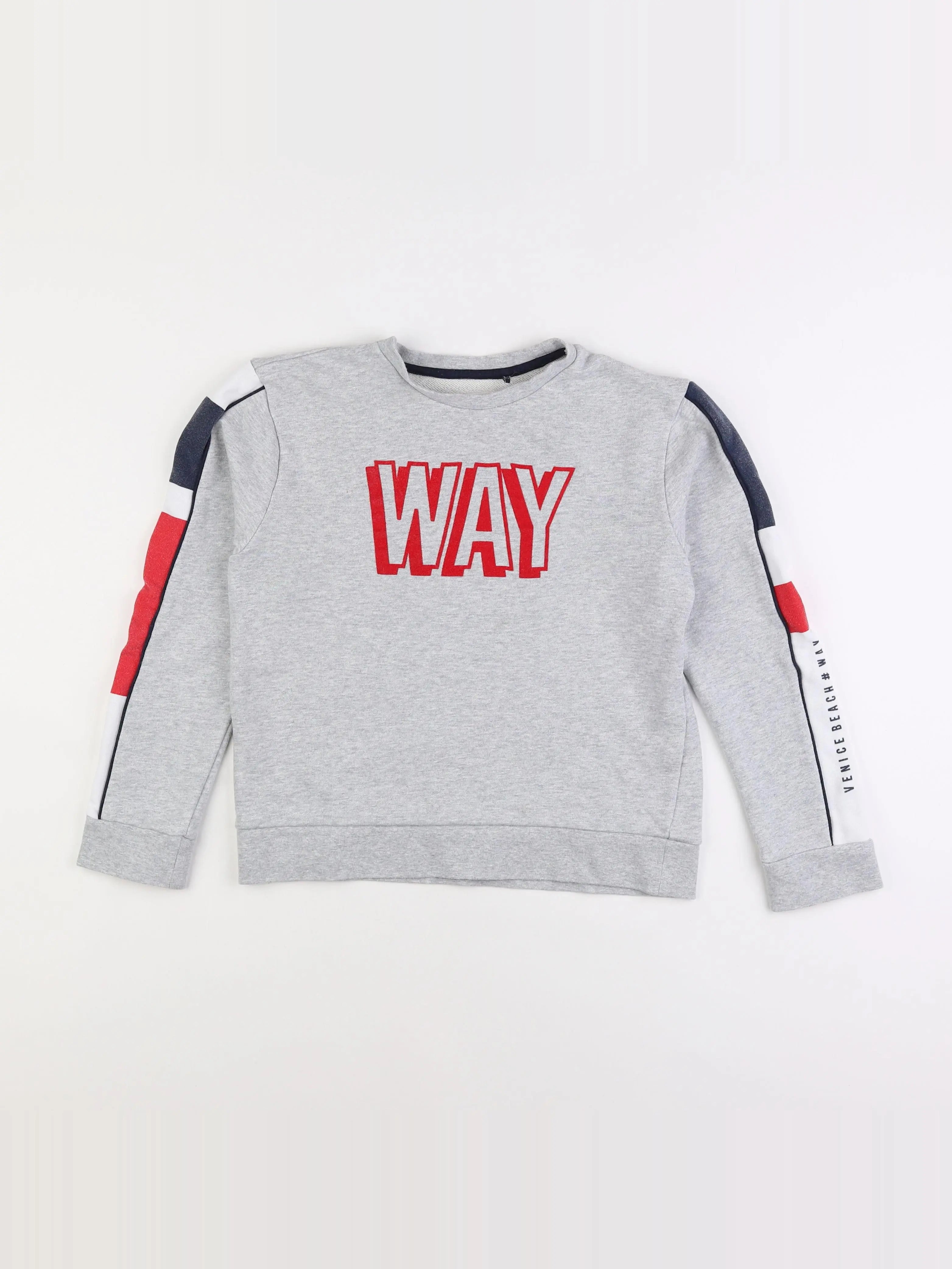 IKKS - sweat gris - 12 ans