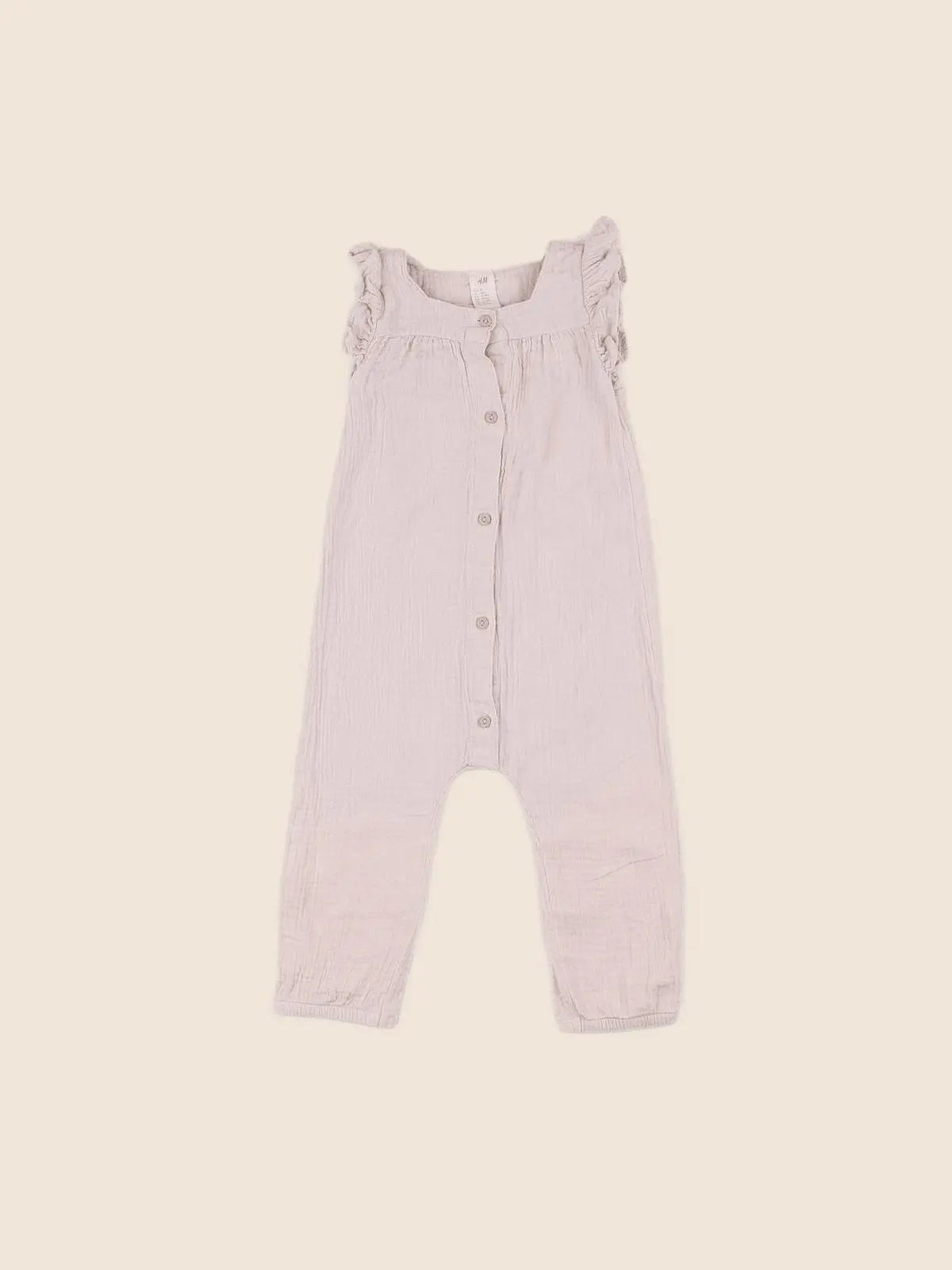 H&M - combinaison rose - 12/18 mois