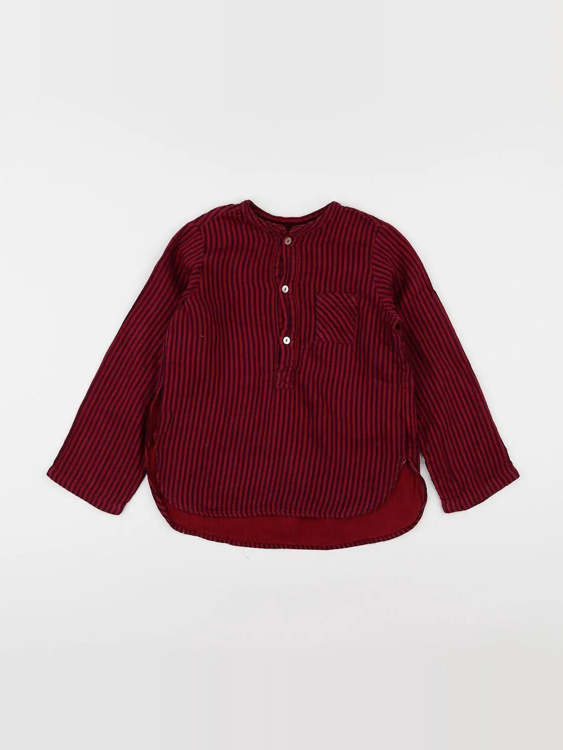 Bonton - chemise rouge - 6 ans