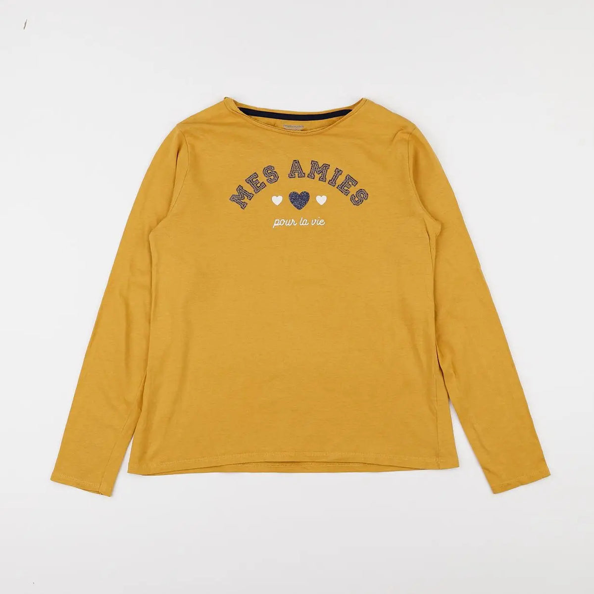 Vertbaudet - tee-shirt jaune - 12 ans