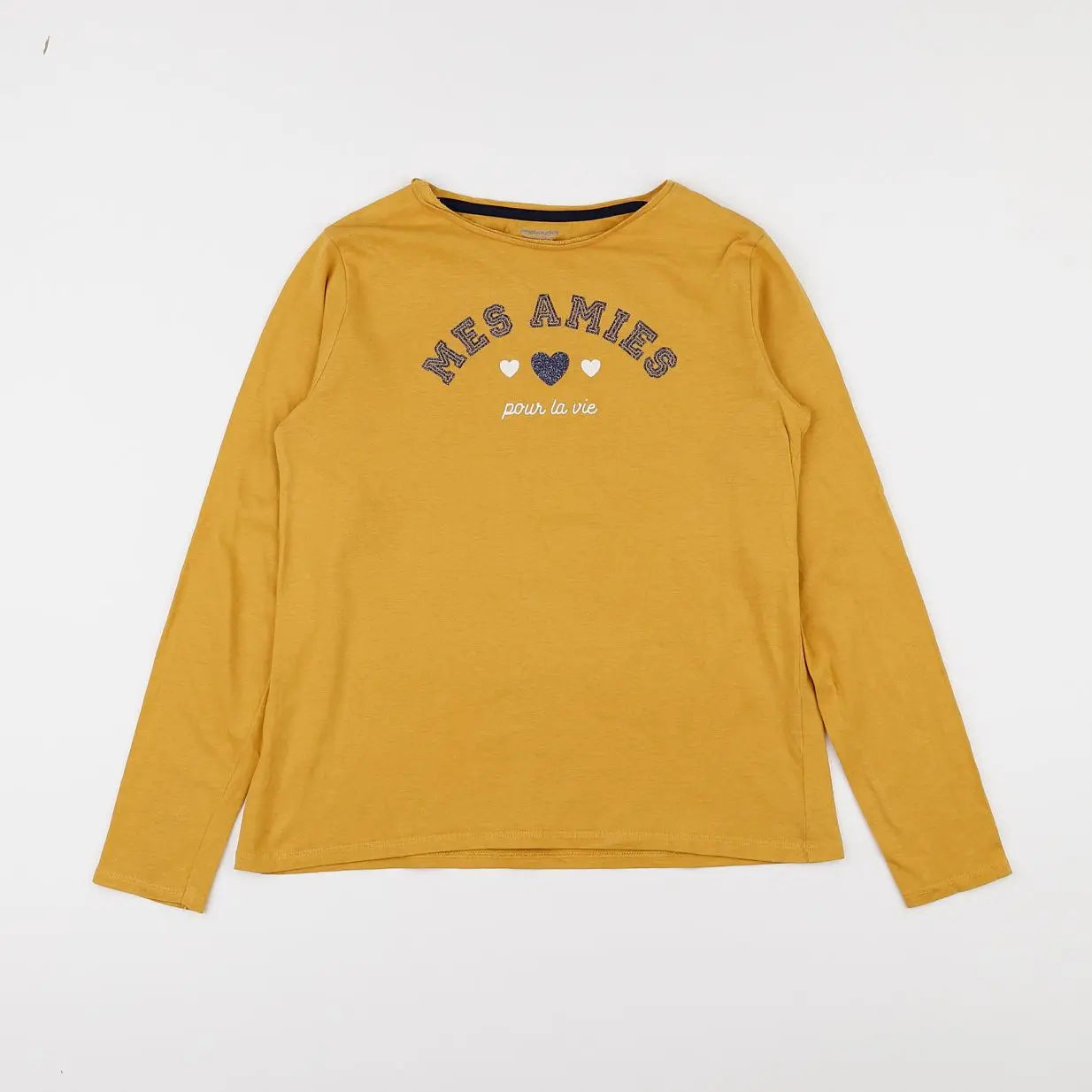 Vertbaudet - tee-shirt jaune - 12 ans