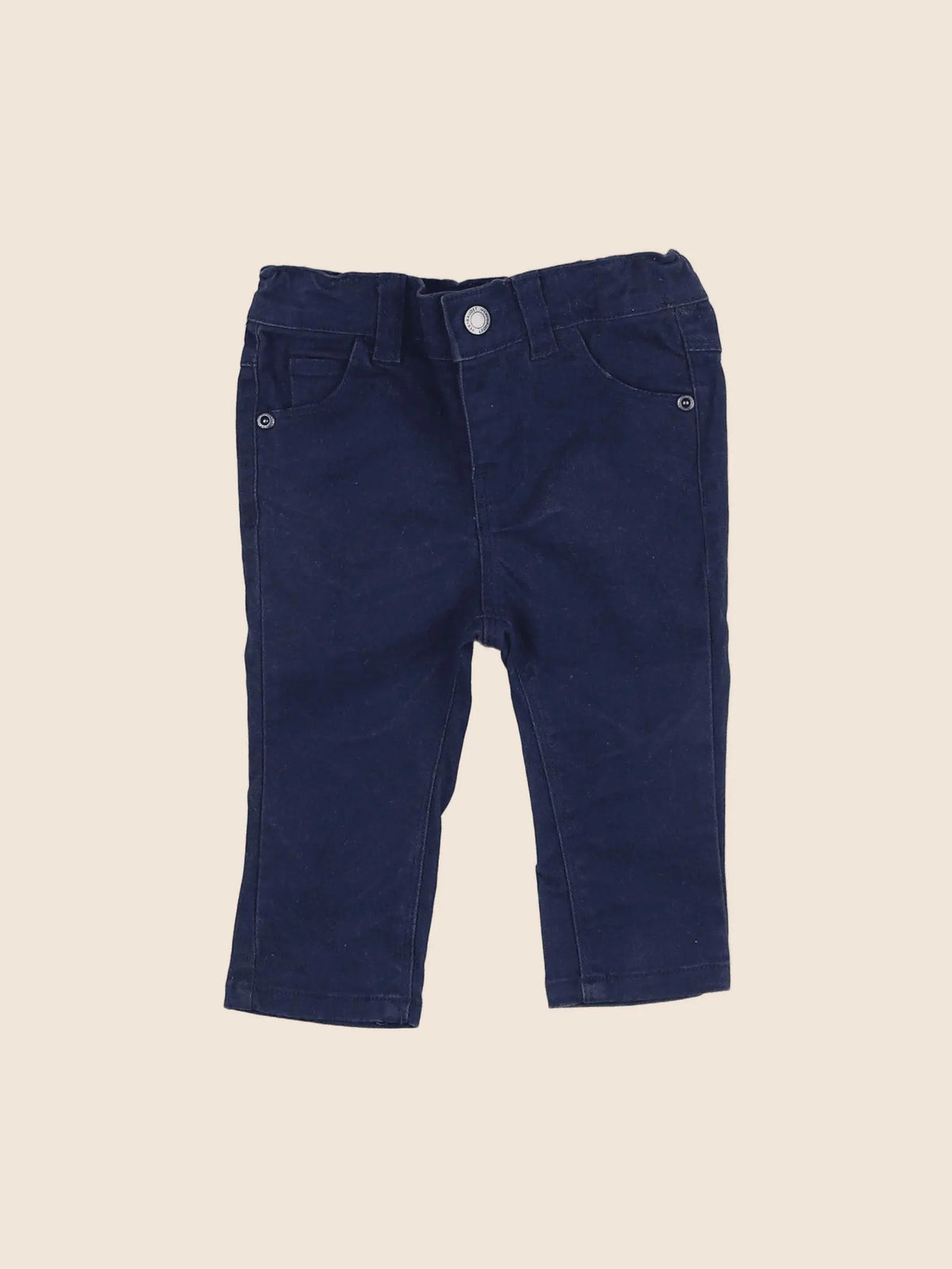 Vertbaudet - pantalon bleu - 6 mois