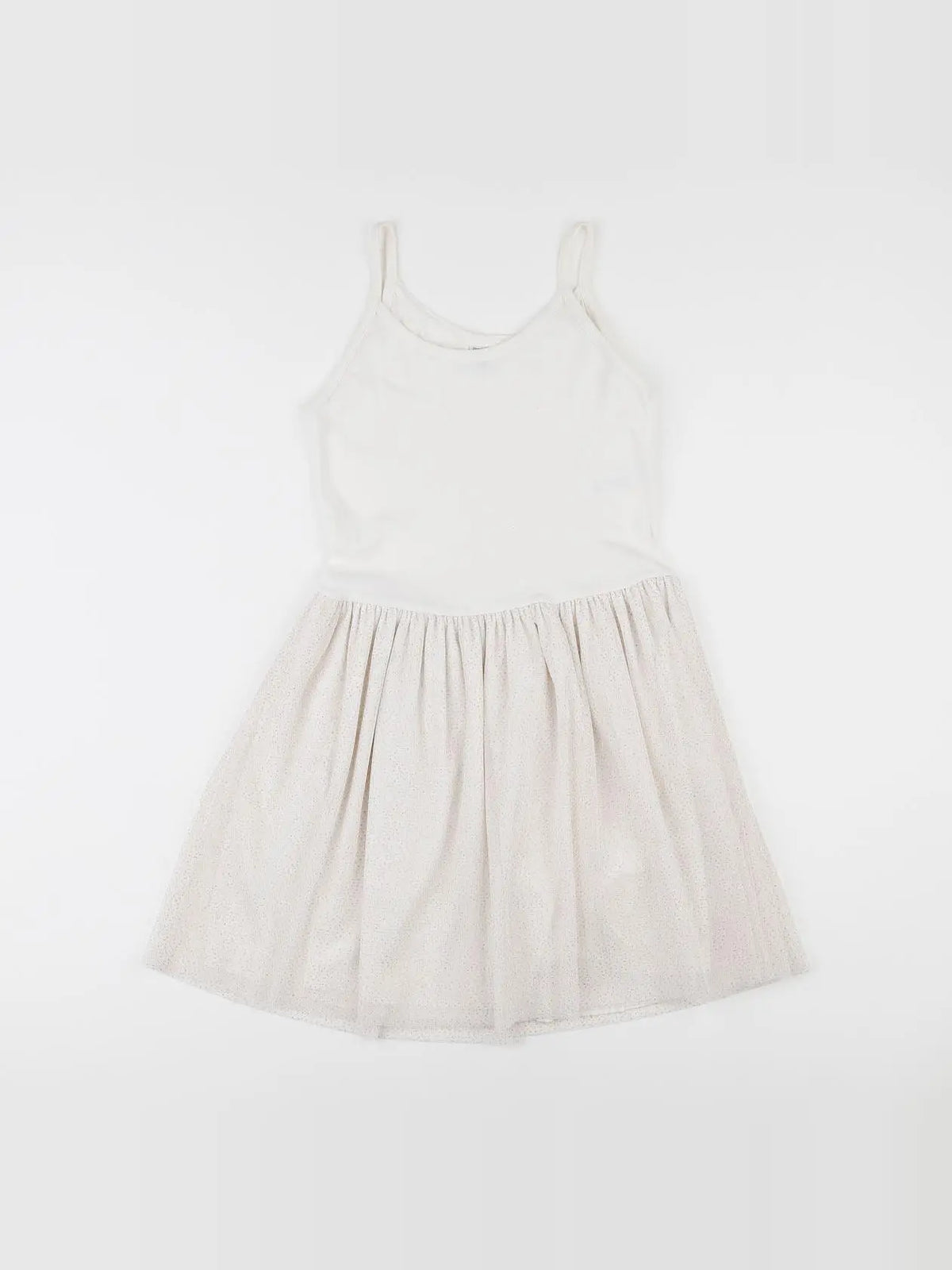Petit Bateau - robe blanc - 10 ans