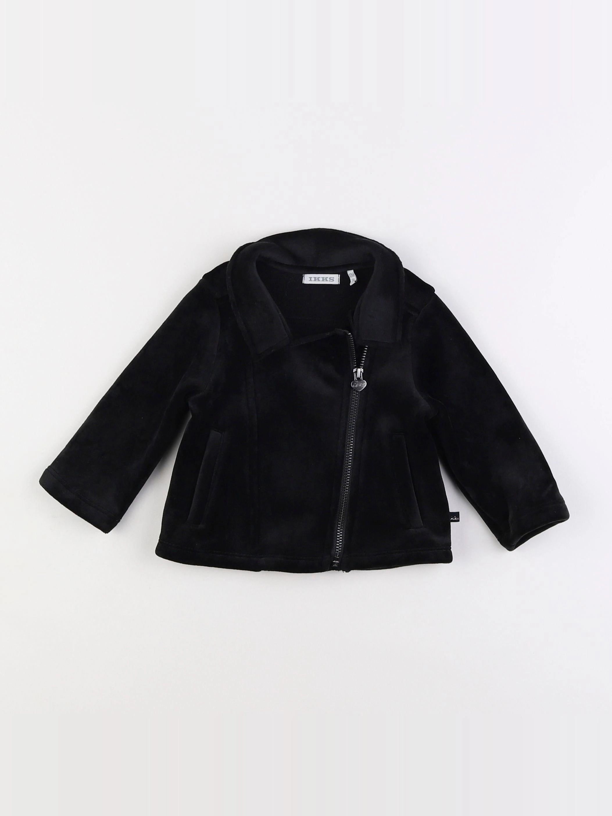 IKKS - veste noir - 12 mois