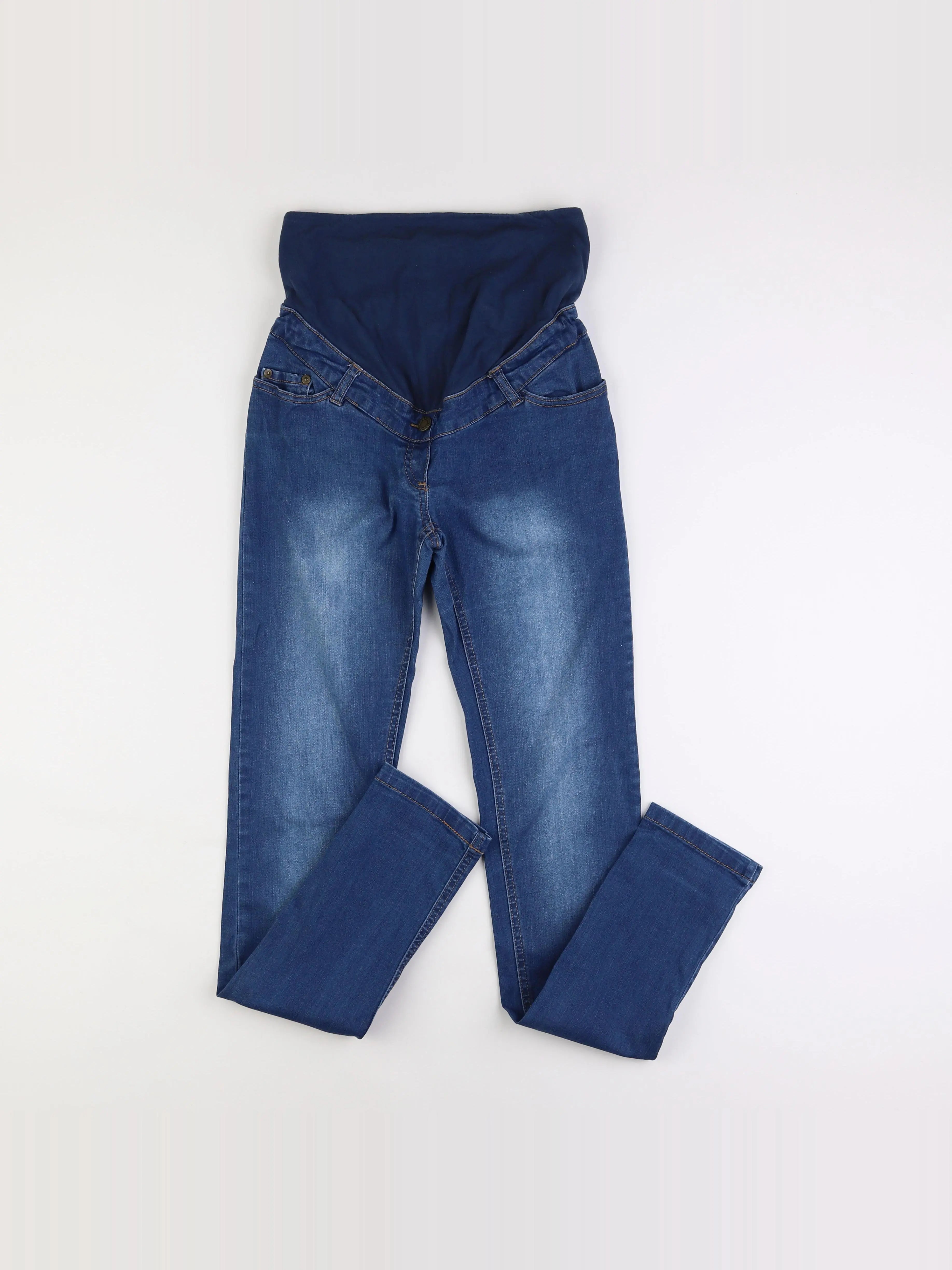 Vertbaudet - jean grossesse bleu - 38