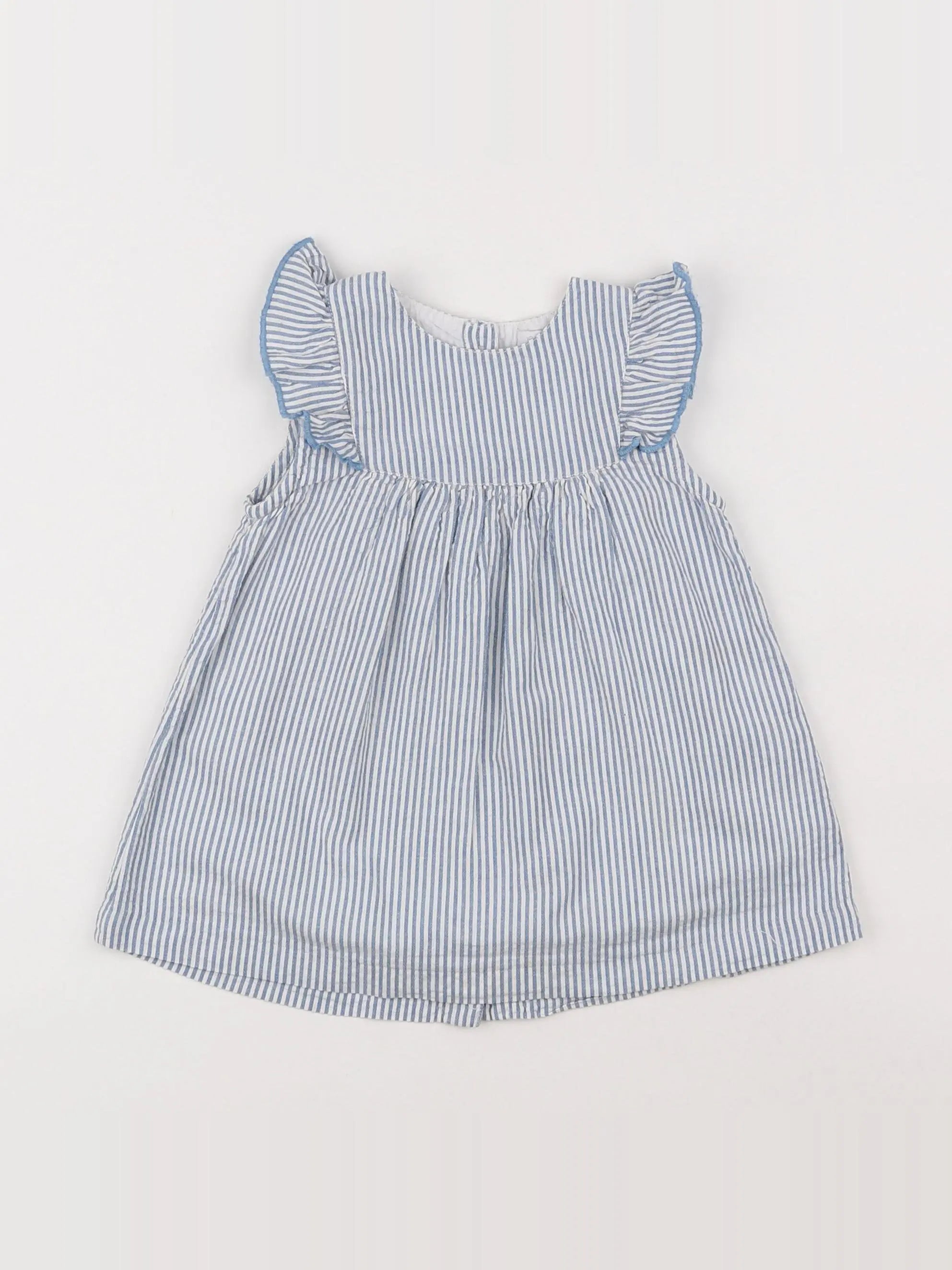 Cadet Rousselle - robe bleu - 12 mois