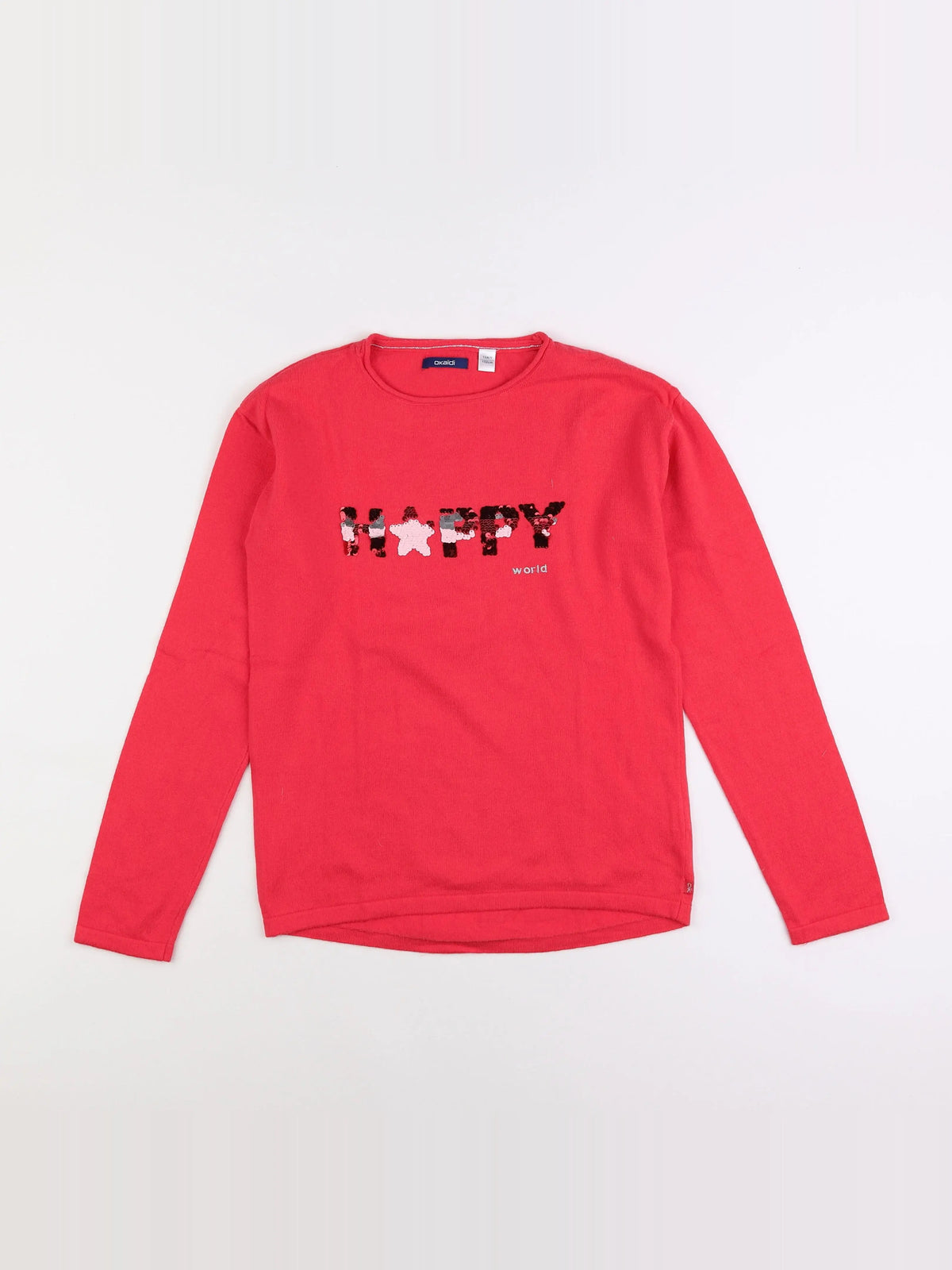 Okaidi - pull rose - 12 ans