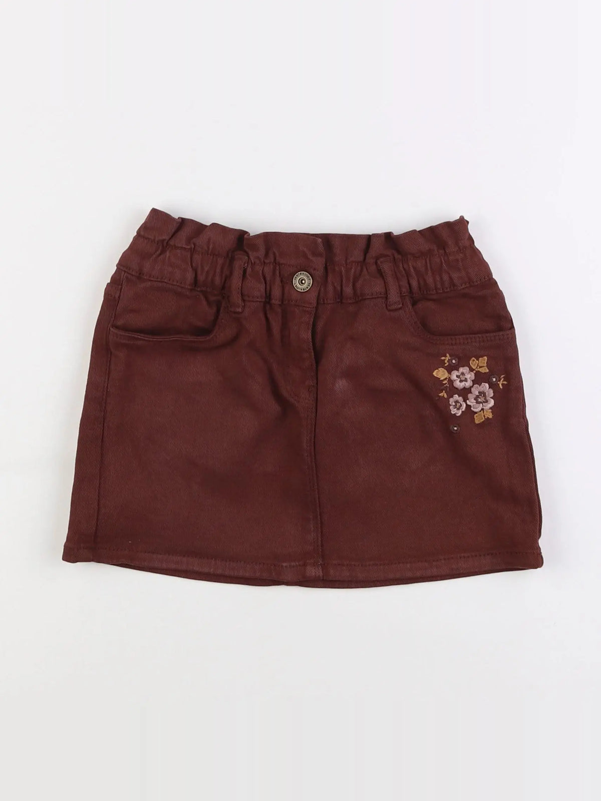 Vertbaudet - jupe rouge - 6 ans