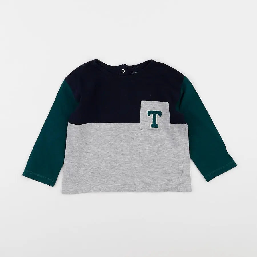 Vertbaudet - tee-shirt multicolore - 18 mois