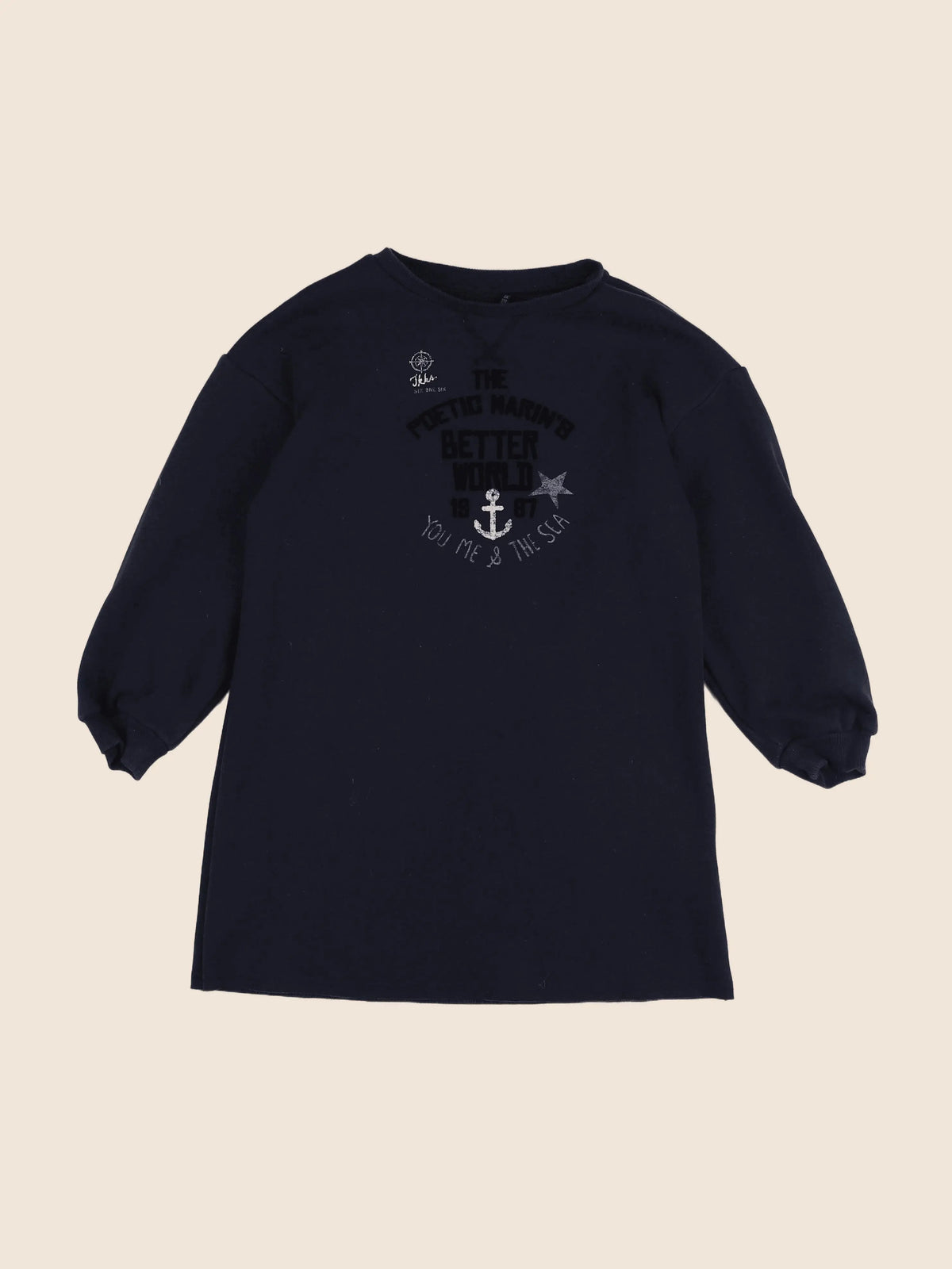 IKKS - robe bleu - 8 ans