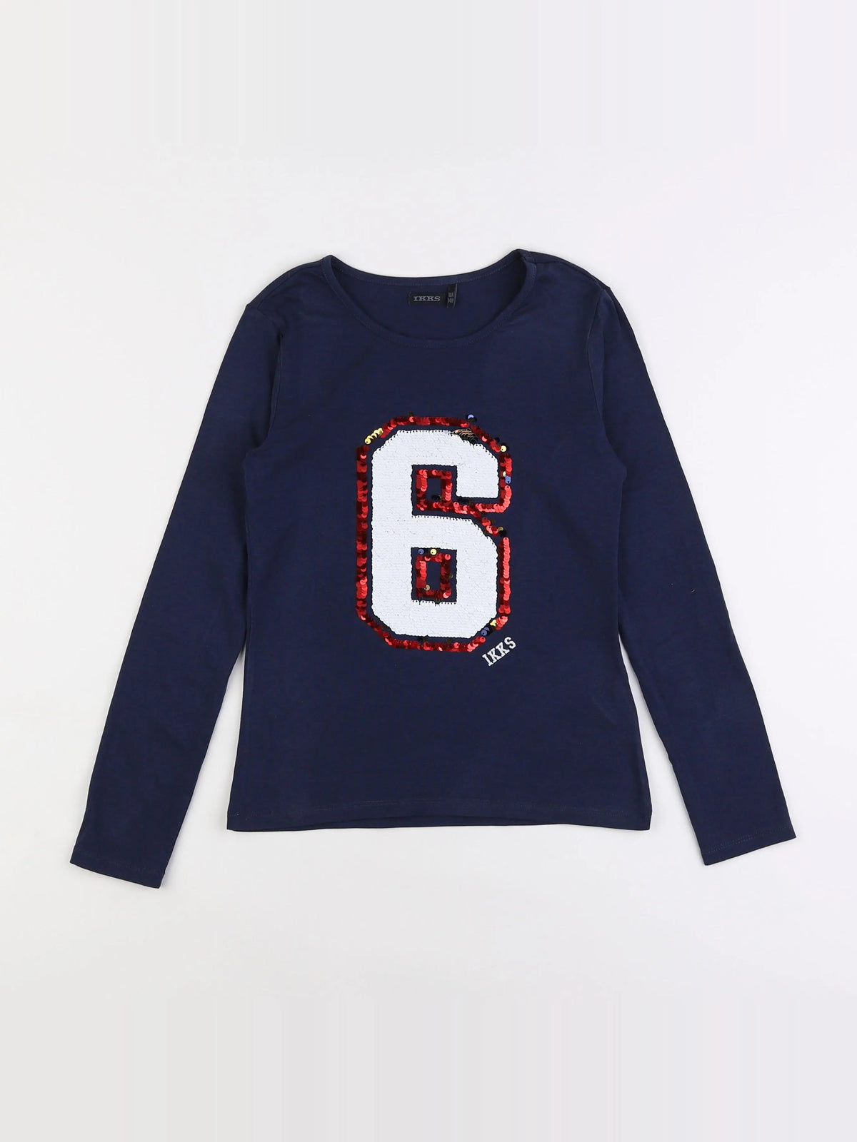 IKKS - tee-shirt bleu - 10 ans