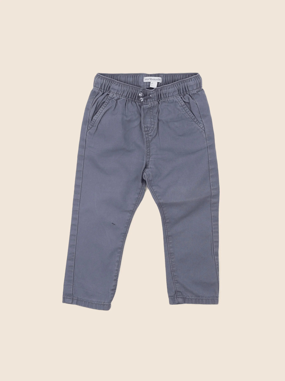 Vertbaudet - pantalon gris - 18 mois