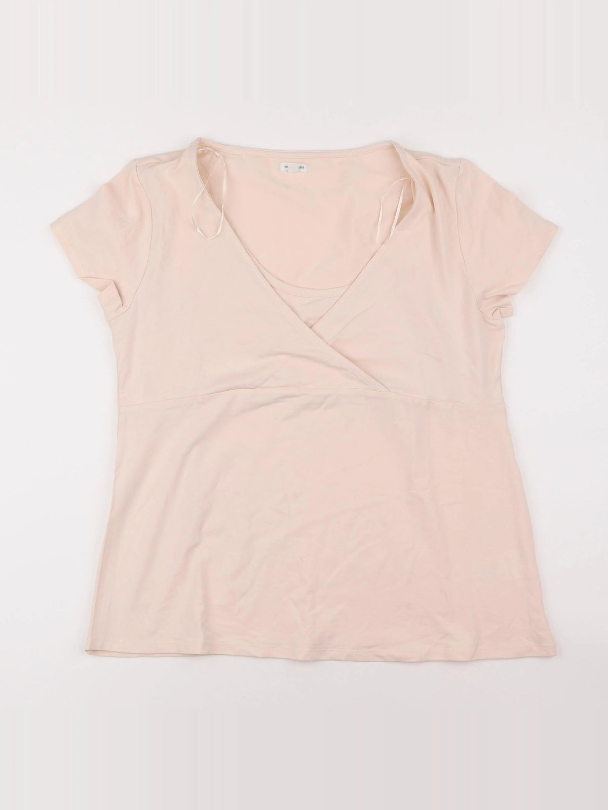 Vertbaudet - tee-shirt allaitement, grossesse beige - 46 à 48