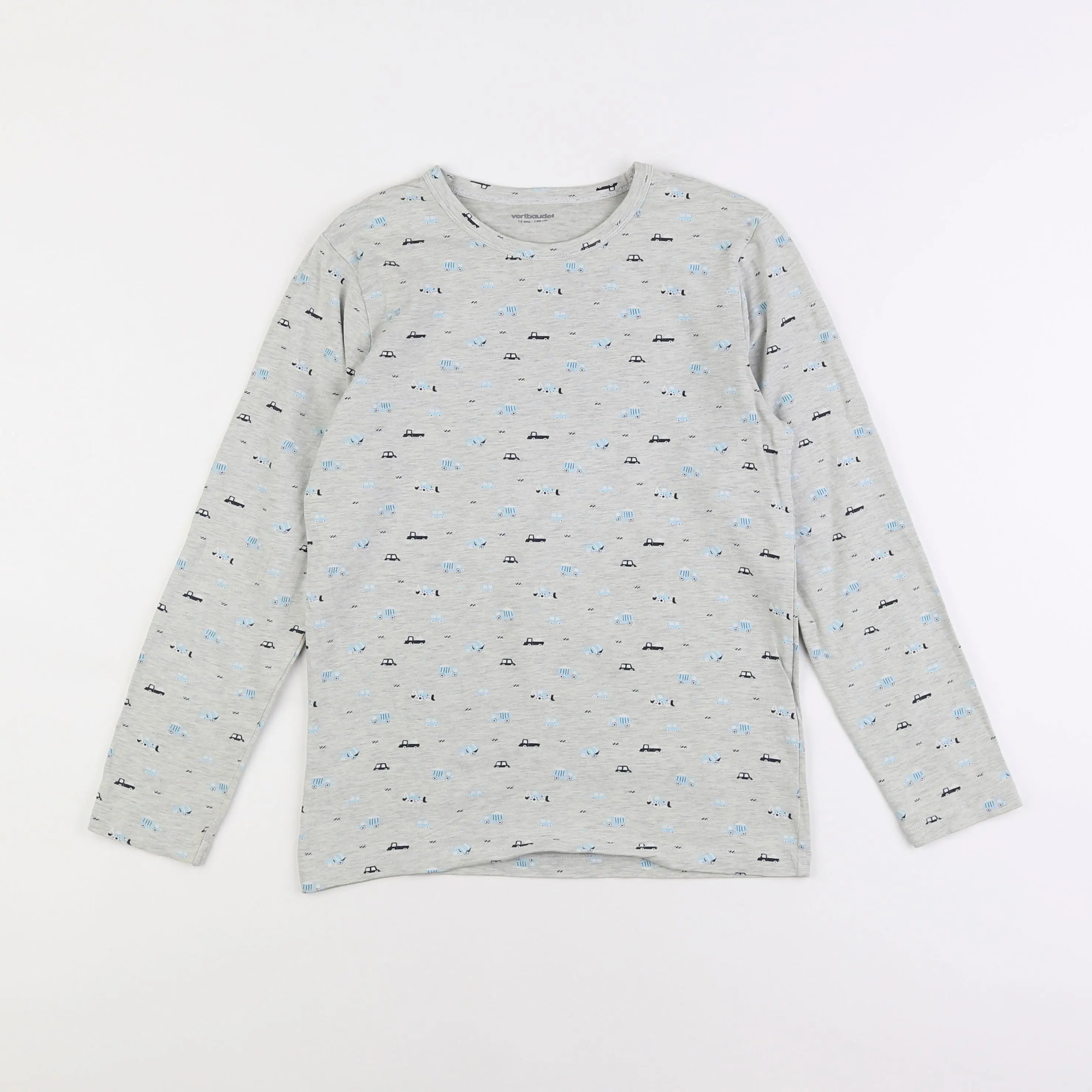 Vertbaudet - tee-shirt gris - 12 ans