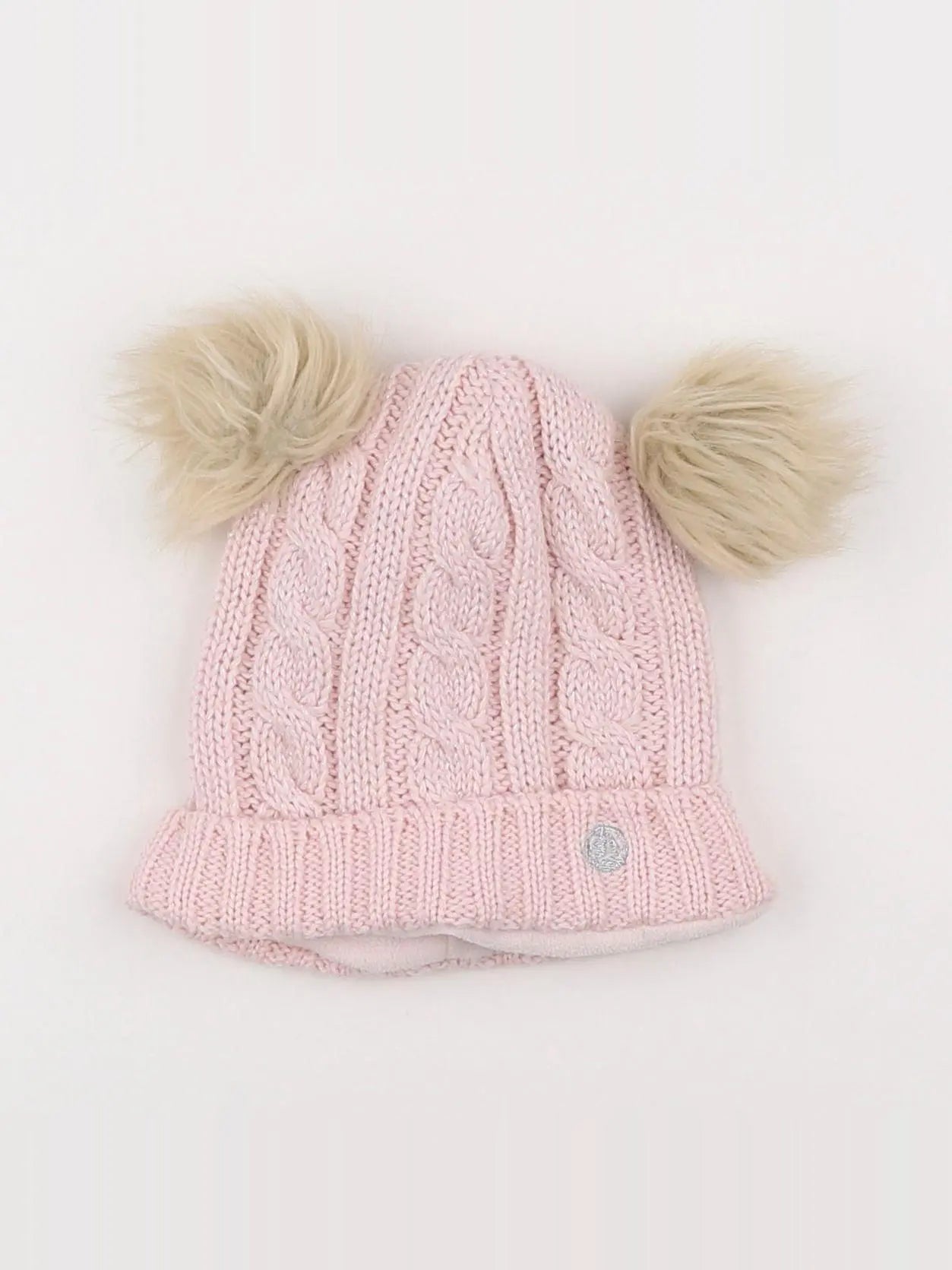 Petit Bateau - bonnet rose - 10/12 ans