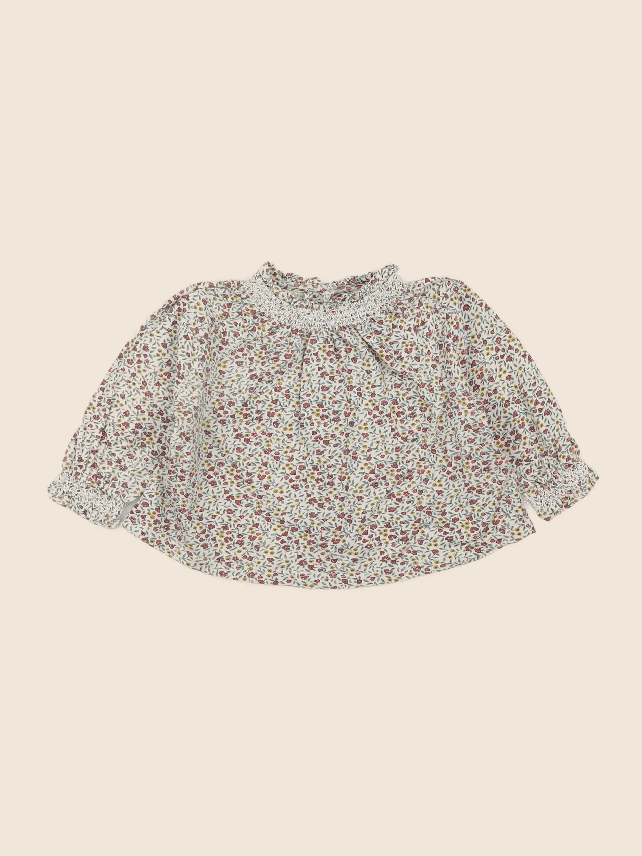 Vertbaudet - blouse multicolore - 9 mois