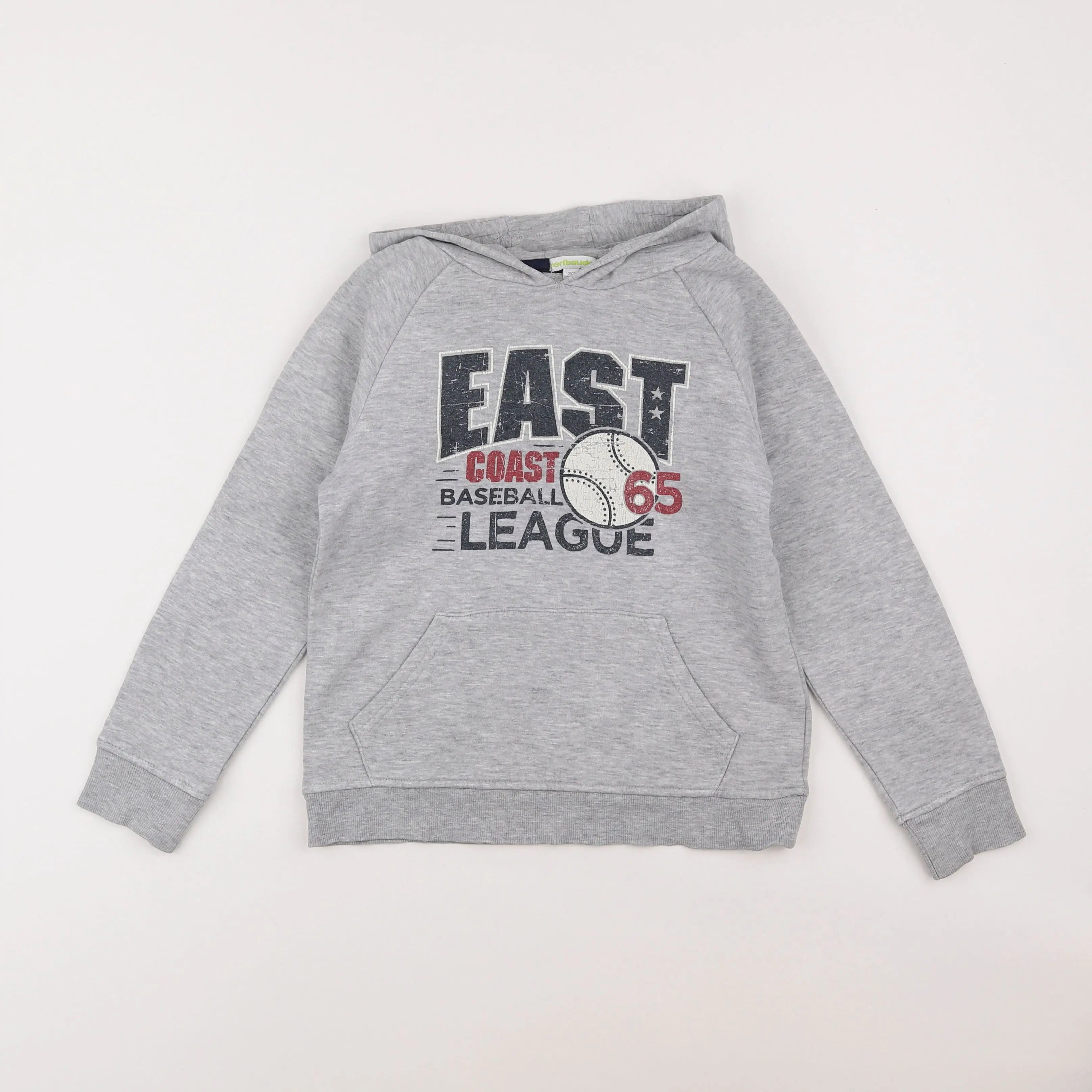 Vertbaudet - sweat gris - 6 ans