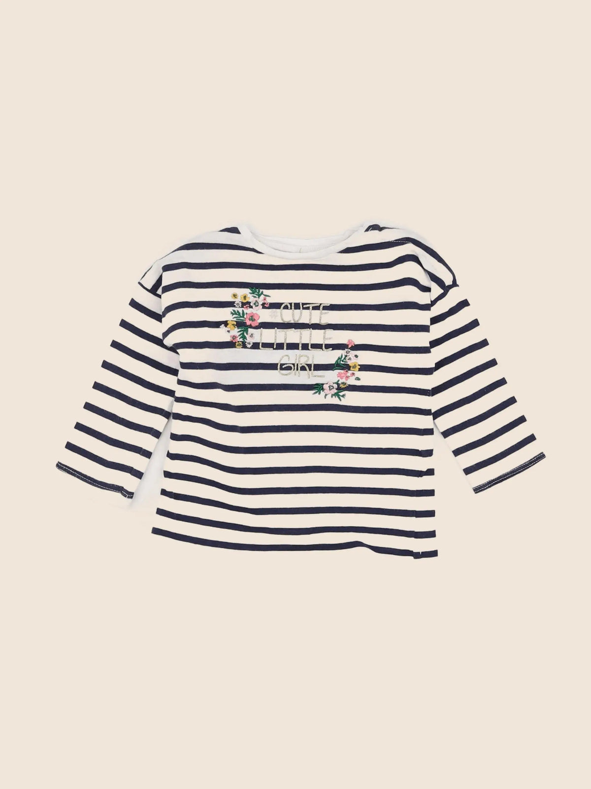 Vertbaudet - tee-shirt bleu, or - 6 mois