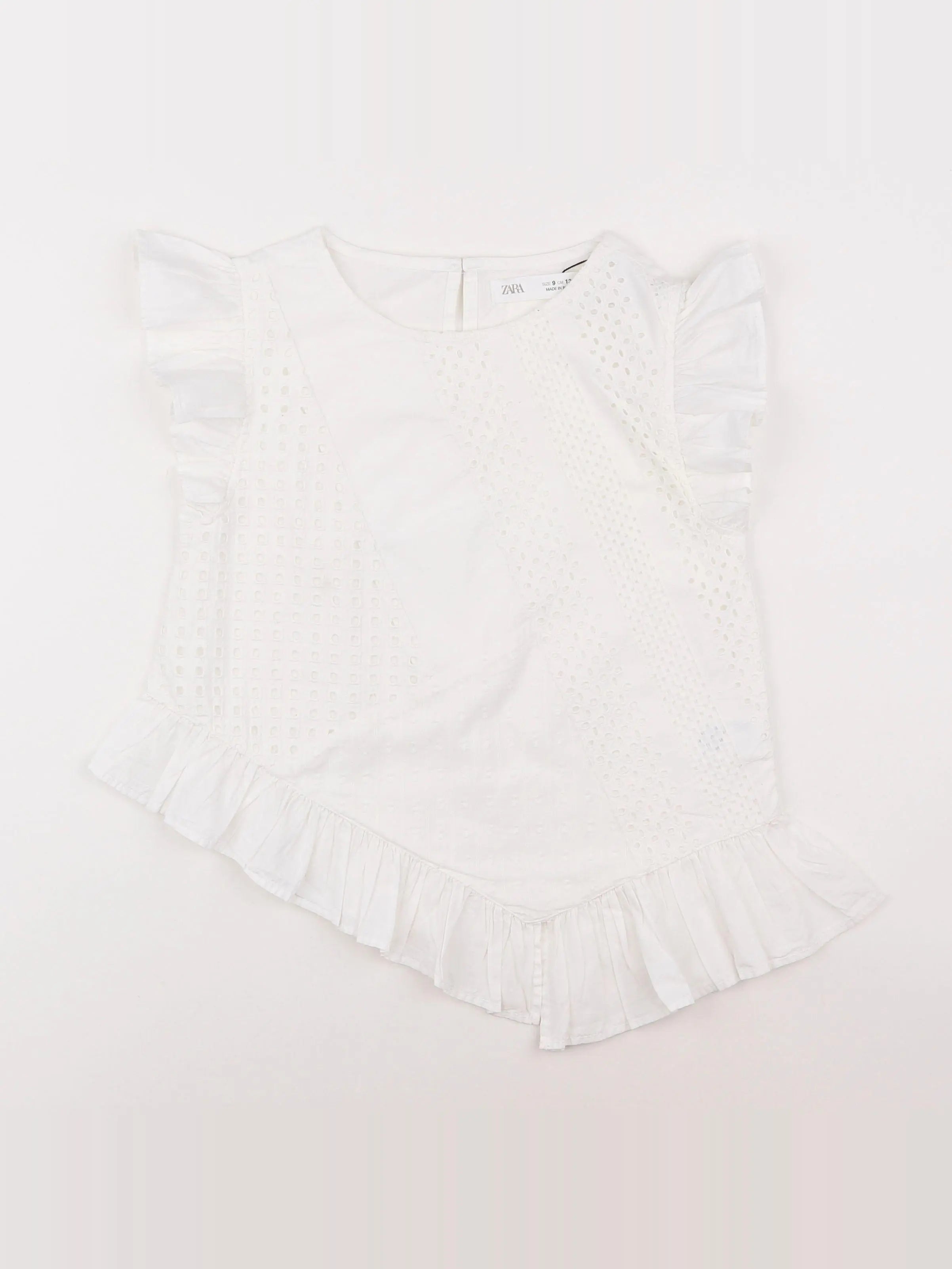 Zara - blouse blanc - 9 ans