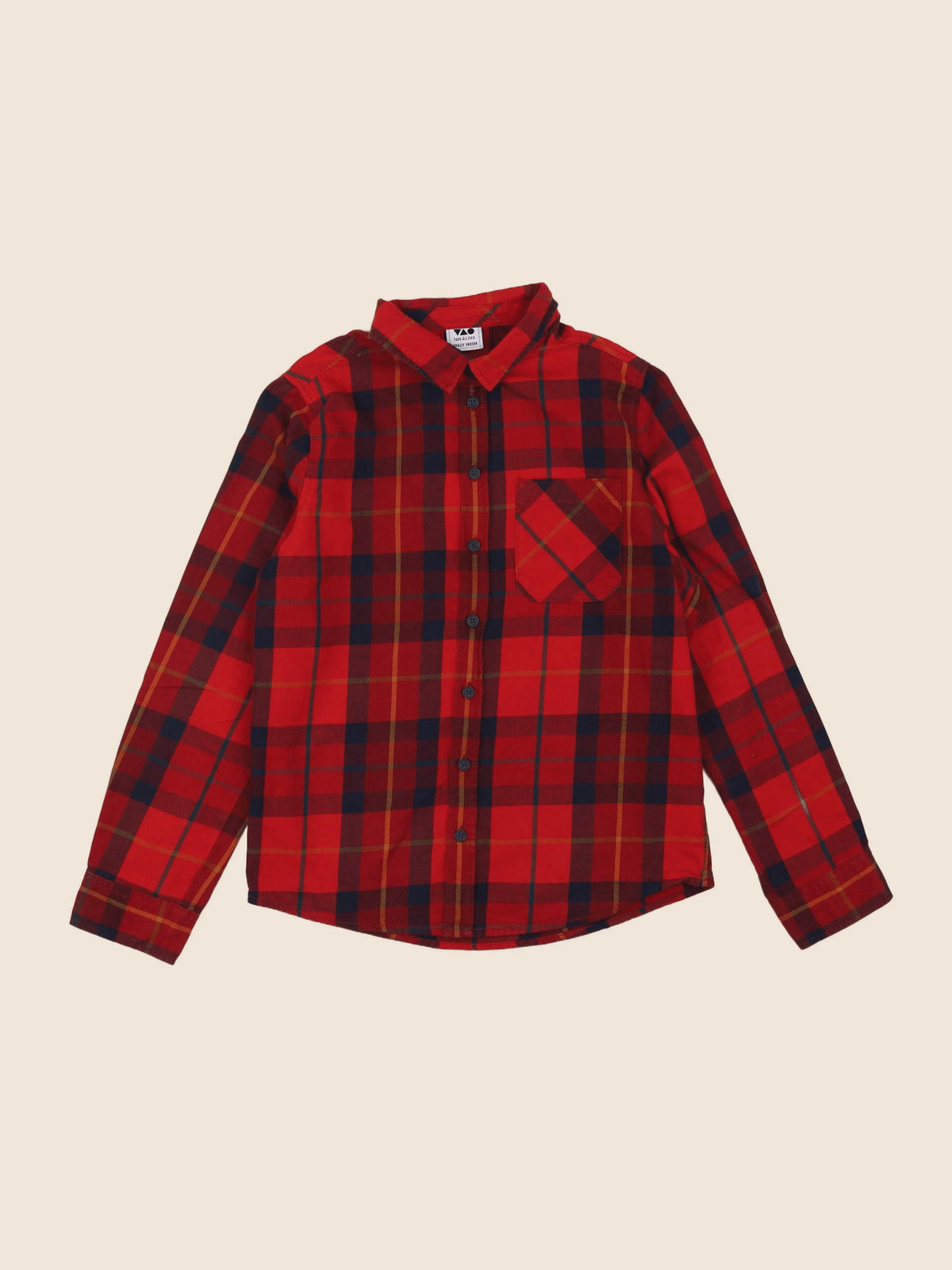 Tape à l'oeil - chemise rouge - 10 ans