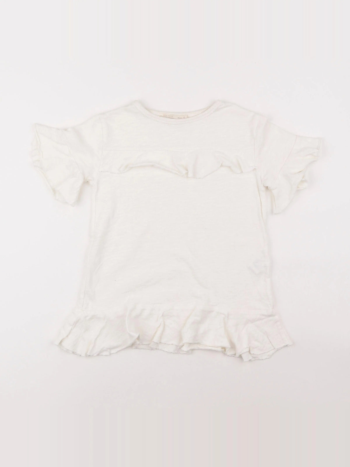 Zara - robe blanc - 4 ans