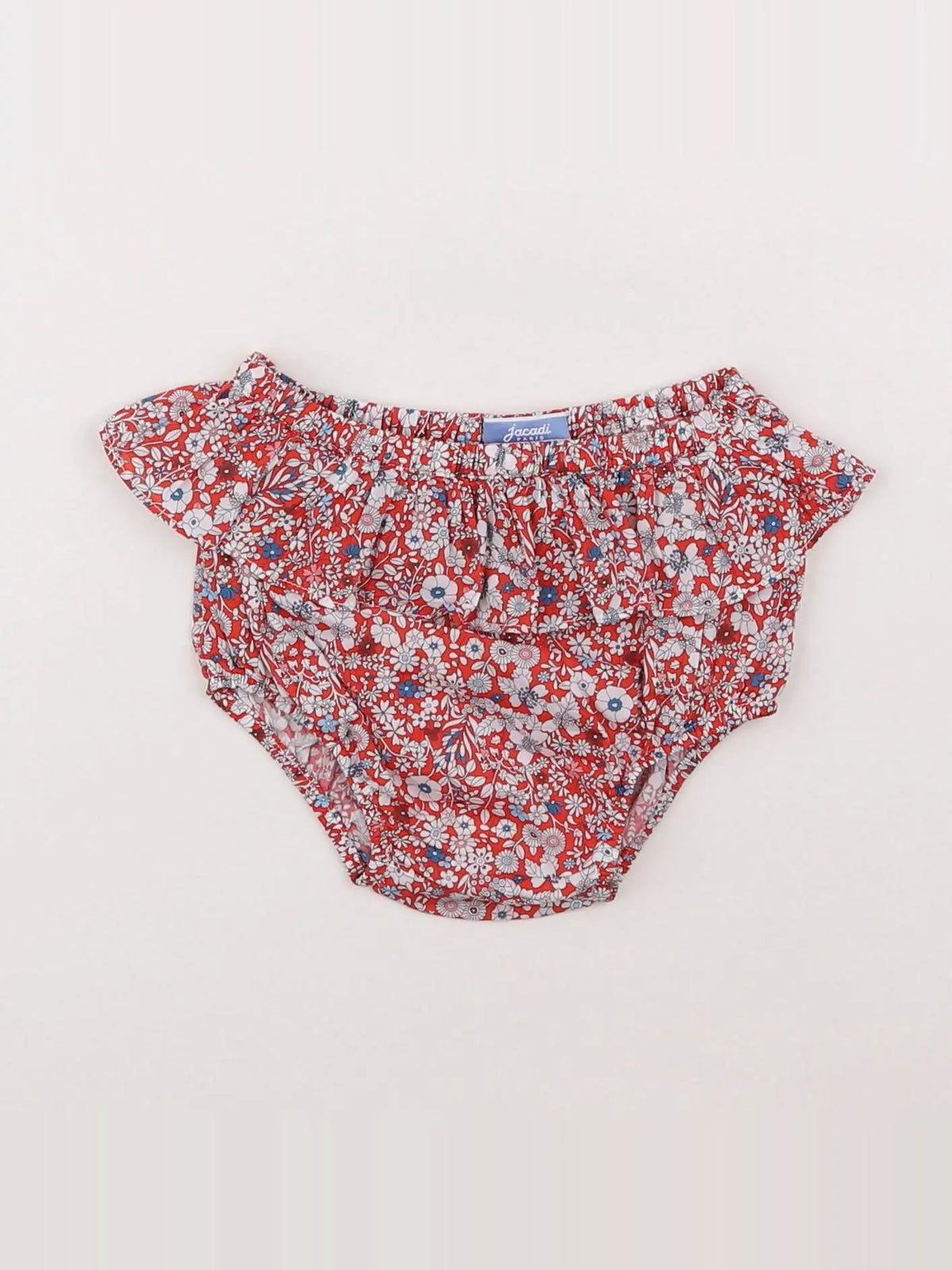 Jacadi - bloomer liberty rouge - 12 mois