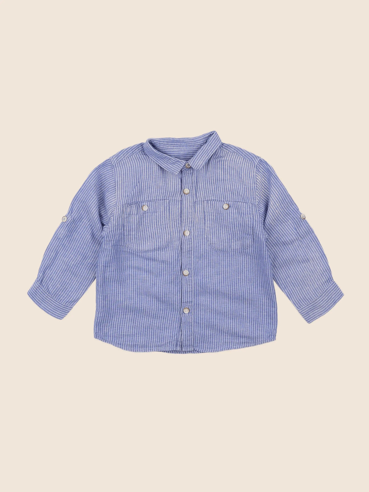 Zara - chemise bleu - 18 mois à 2 ans