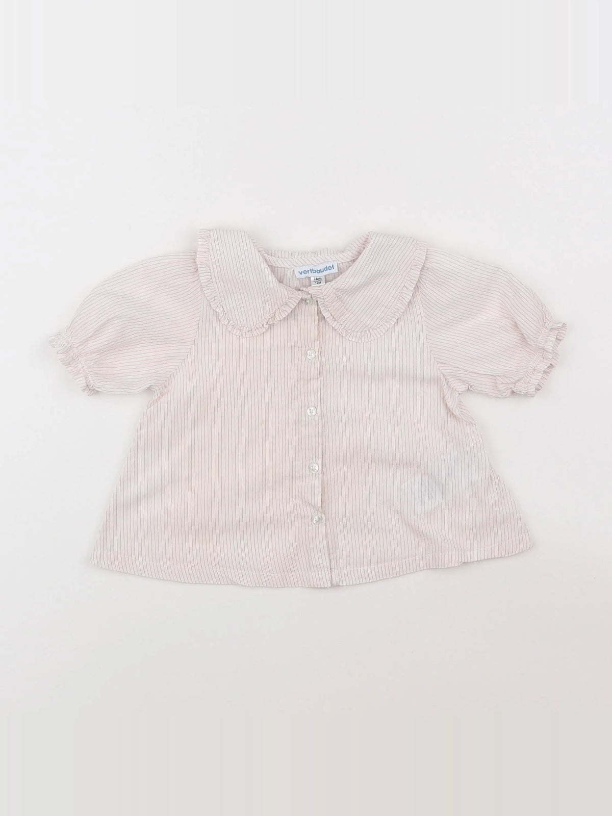 Vertbaudet - blouse beige - 12 mois