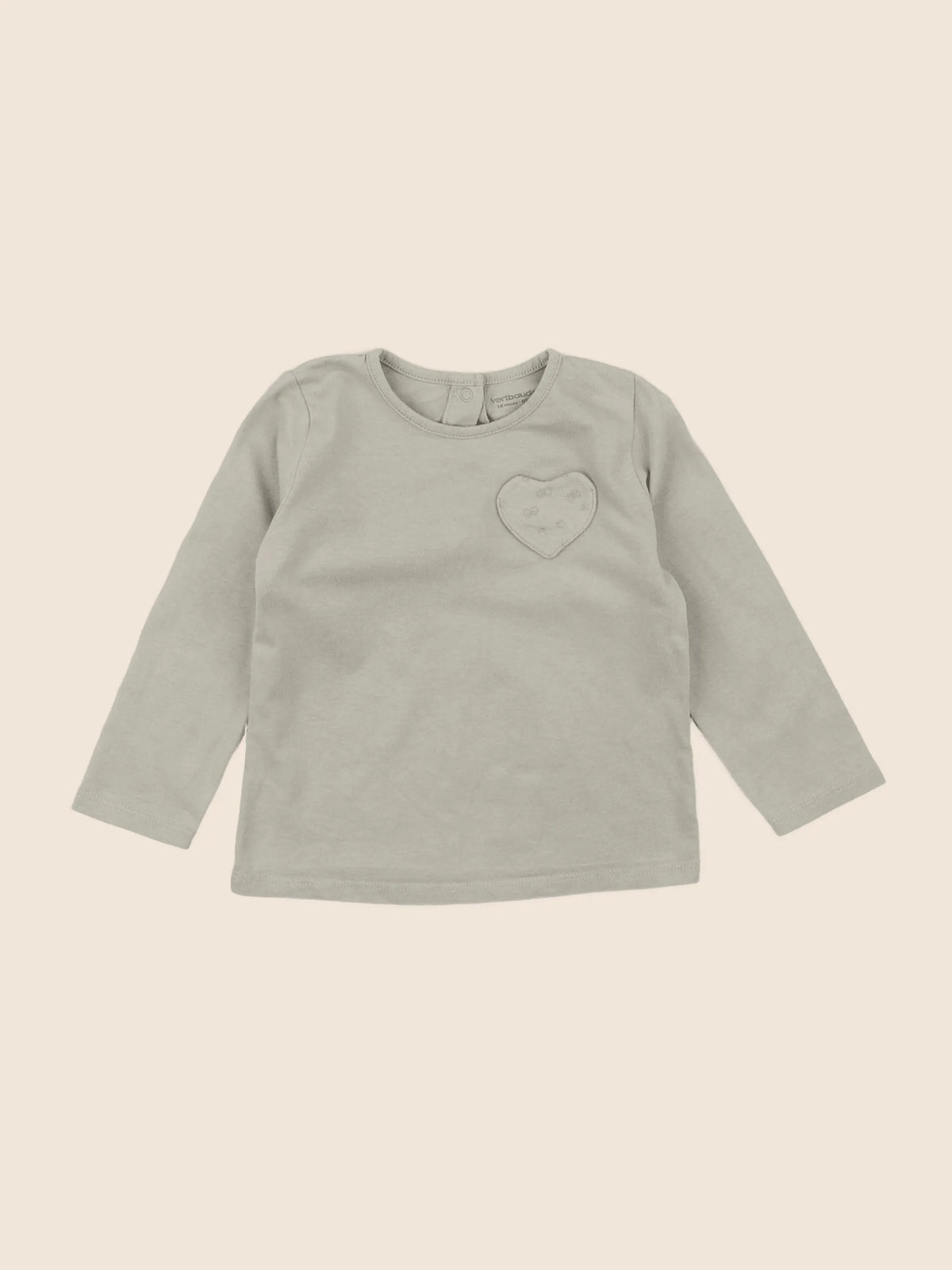 Vertbaudet - tee-shirt vert - 18 mois