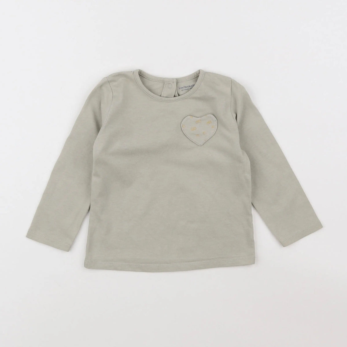 Vertbaudet - tee-shirt vert - 18 mois