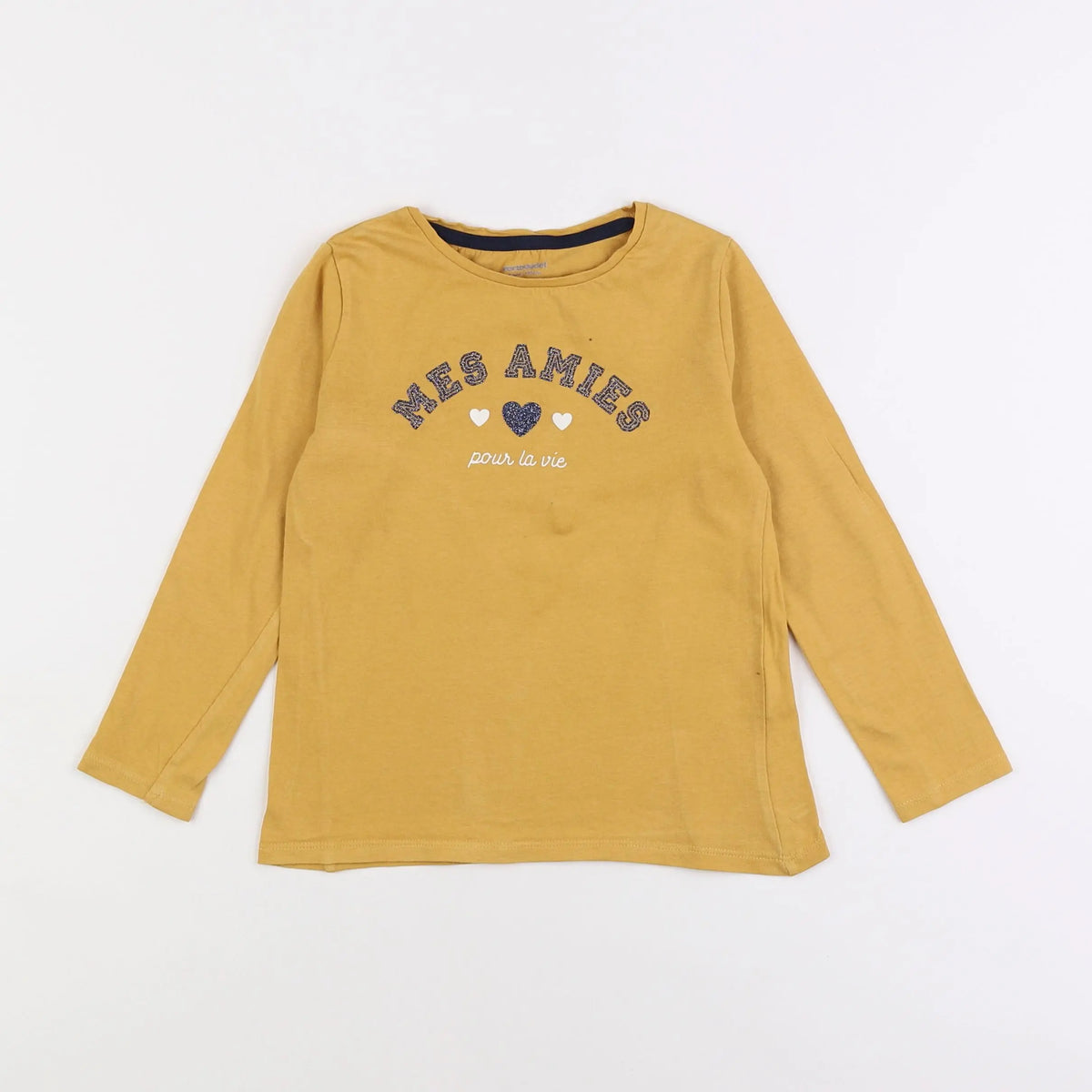 Vertbaudet - tee-shirt jaune - 5 ans
