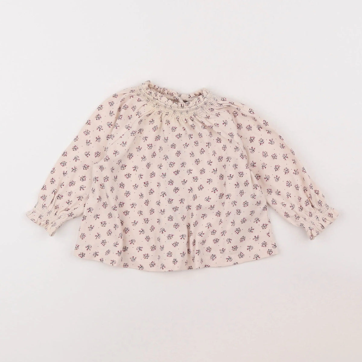 Vertbaudet - tee-shirt beige - 6 mois